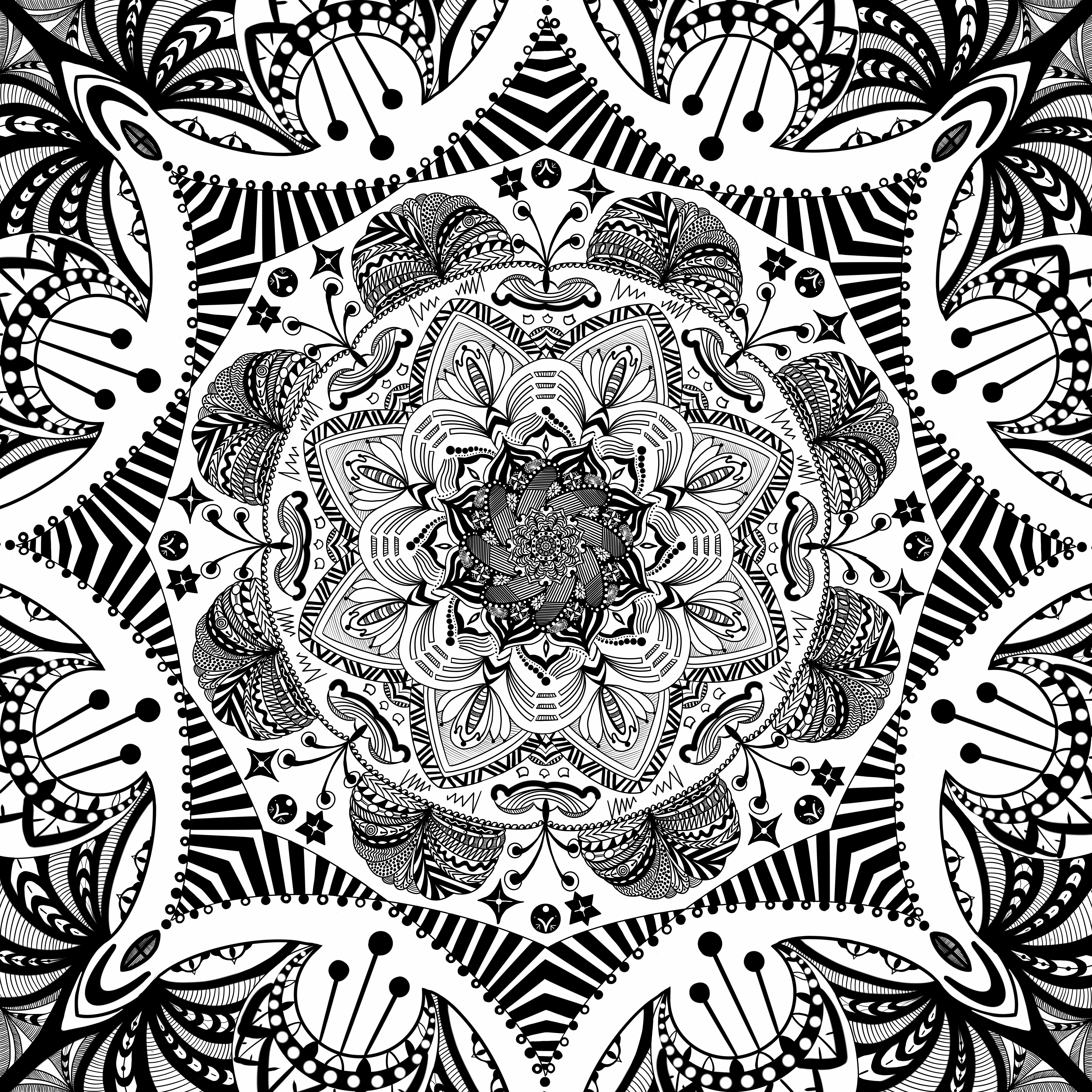 B&W Mandala (1)