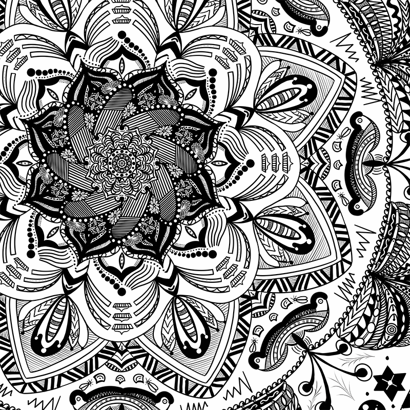 B&W Mandala (1)