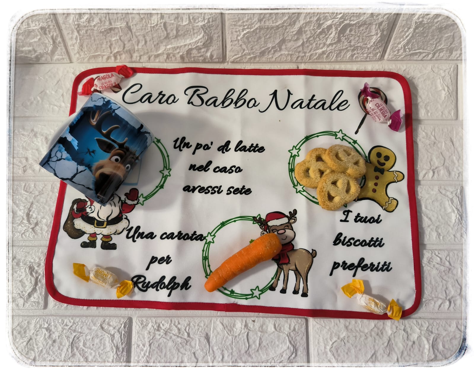 Tovaglietta Babbo Natale