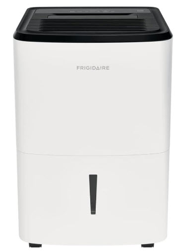 Frigidaire 50 Pint Dehumidifier. 4,500 Square Foot Coverage. Ideal for Large Rooms and Basements. 1.7 Gallon Bucket Capacity