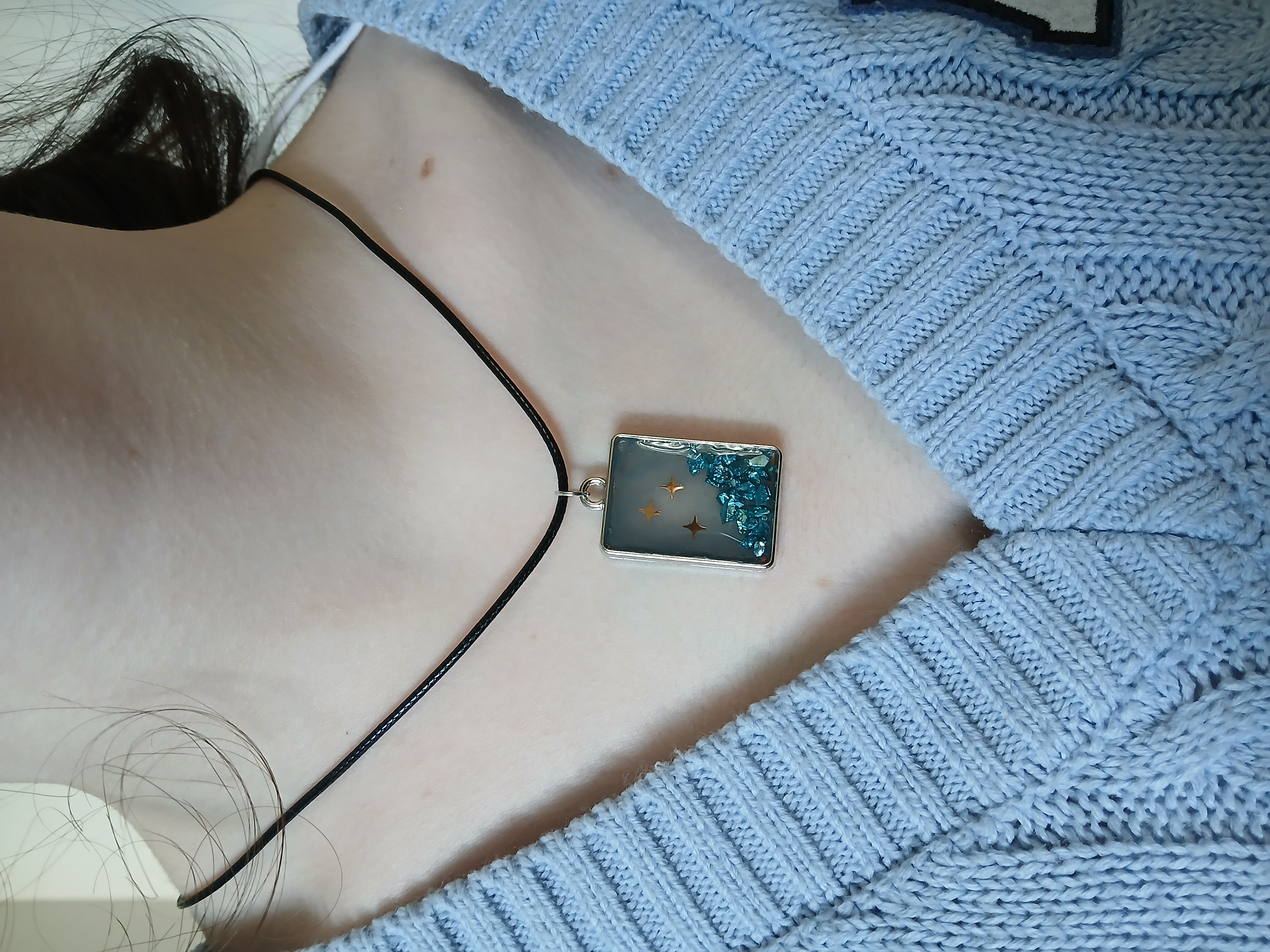 Collier pendentif étoilé