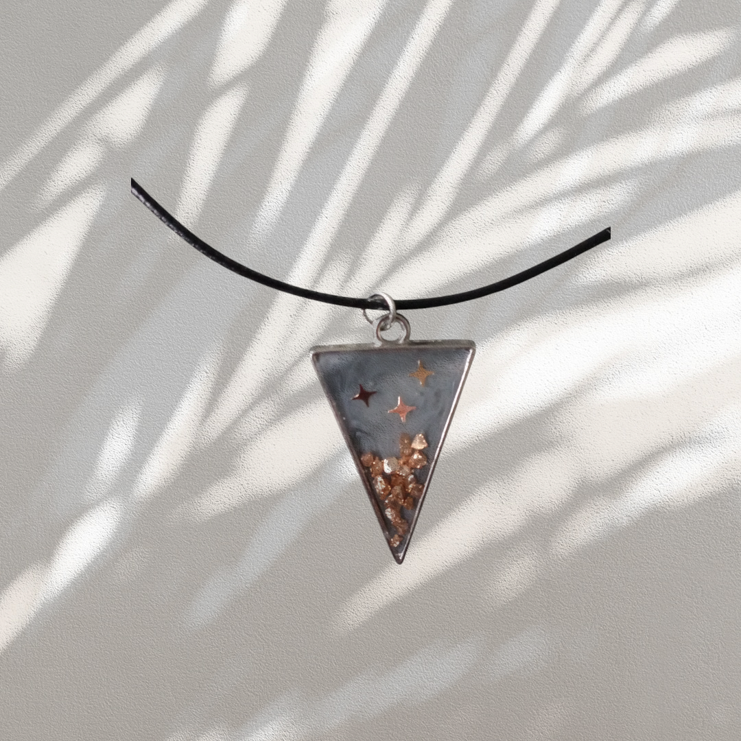 Collier Pendentif Triangle étoilé