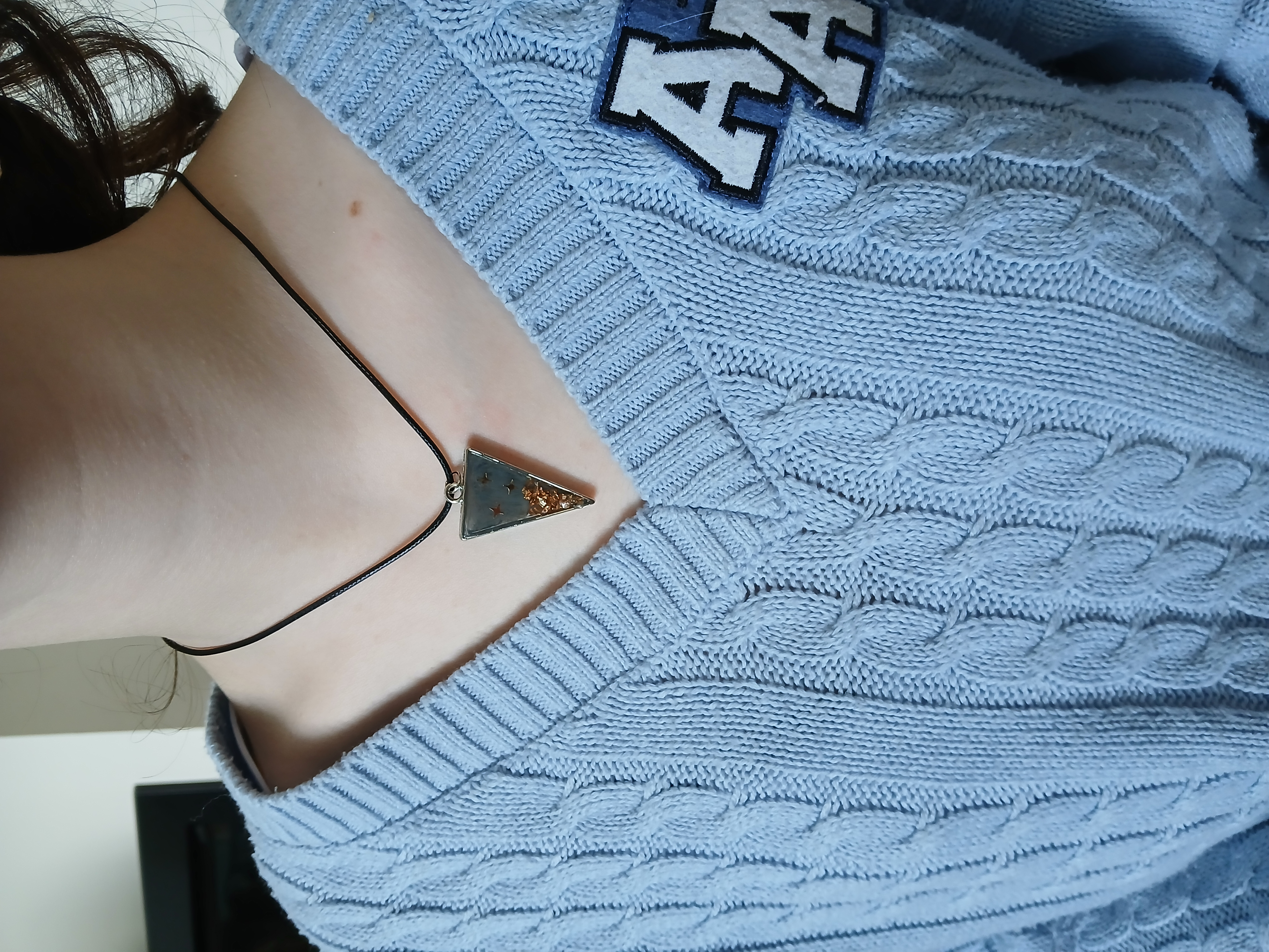 Collier Pendentif Triangle étoilé 