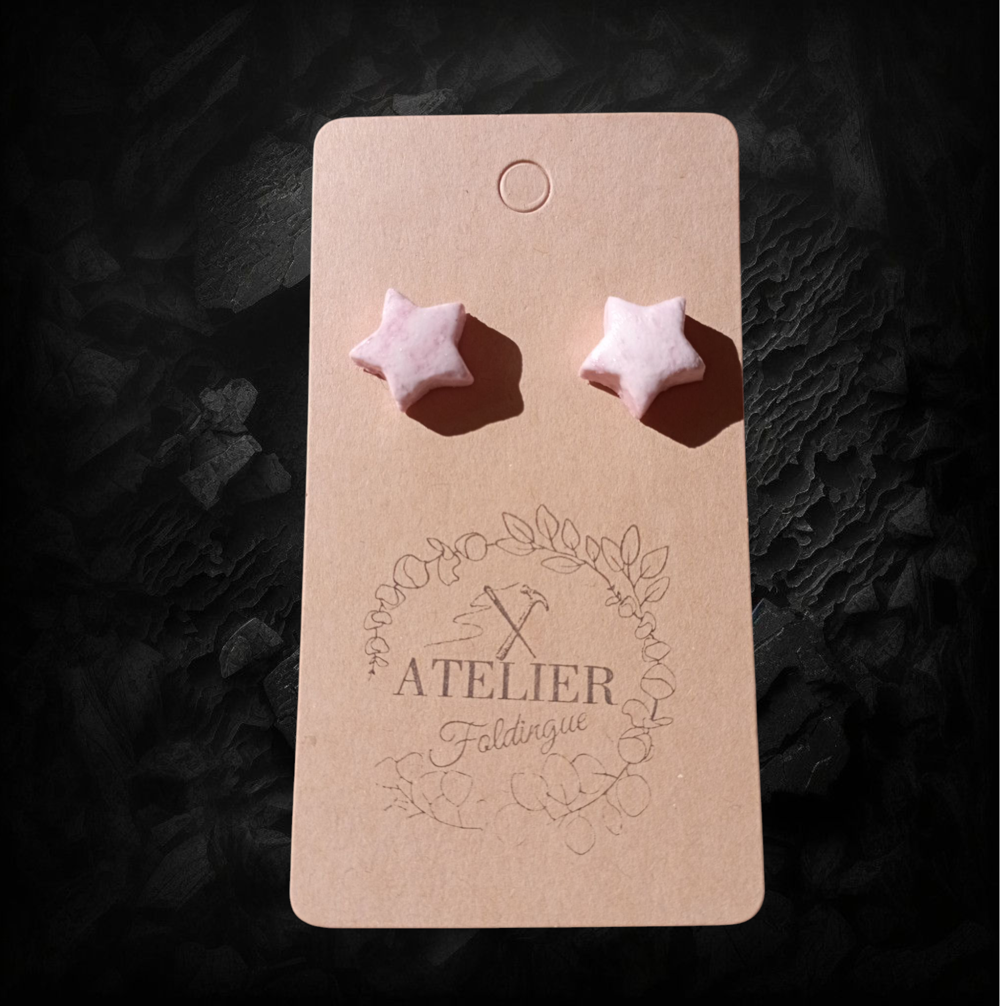 Boucles d'oreilles clous étoiles