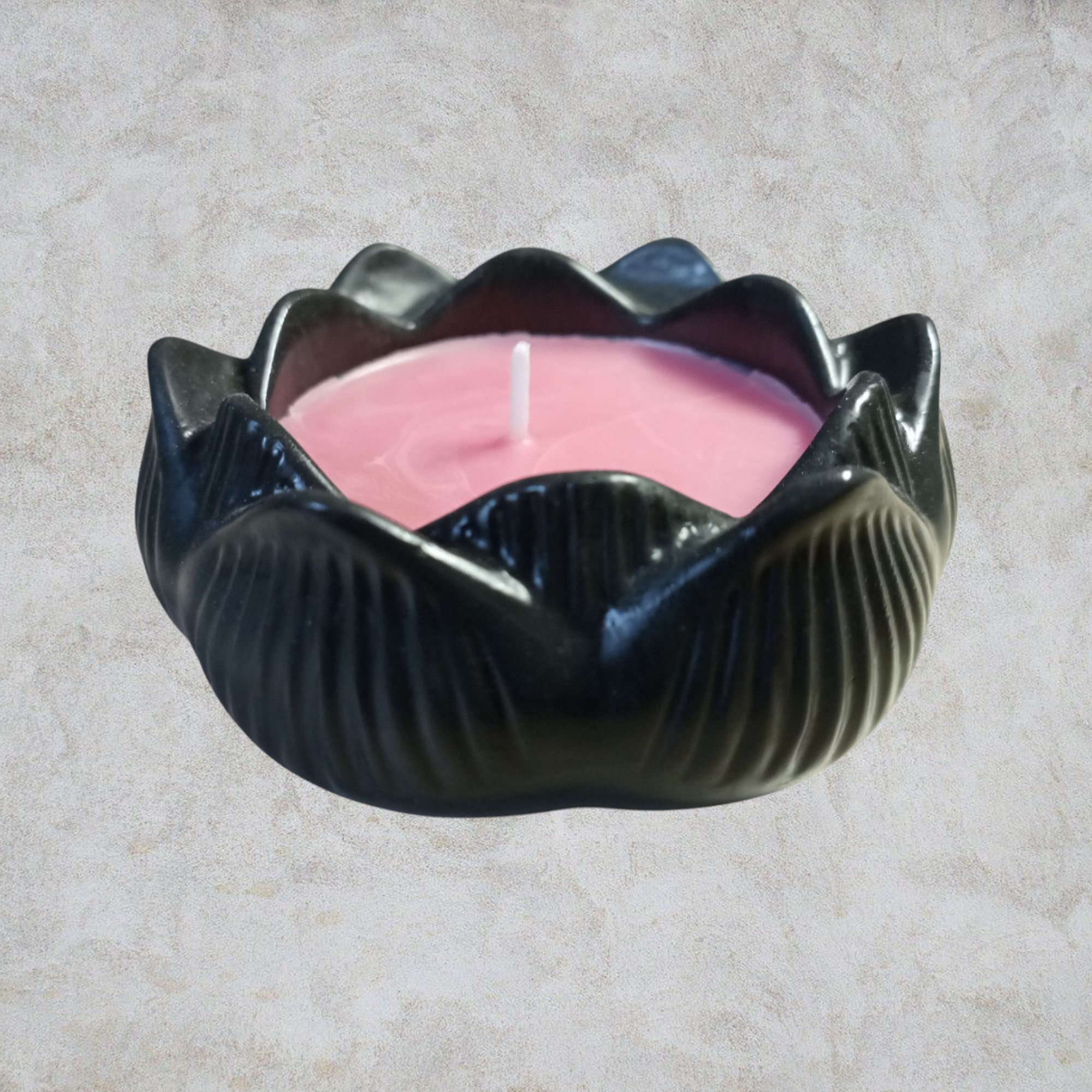 Bougie lotus à la fraise 