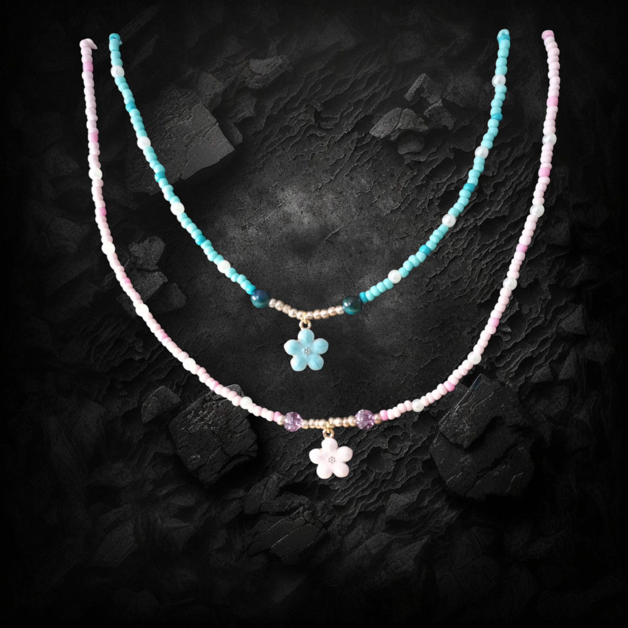 Collier fleur Sakura