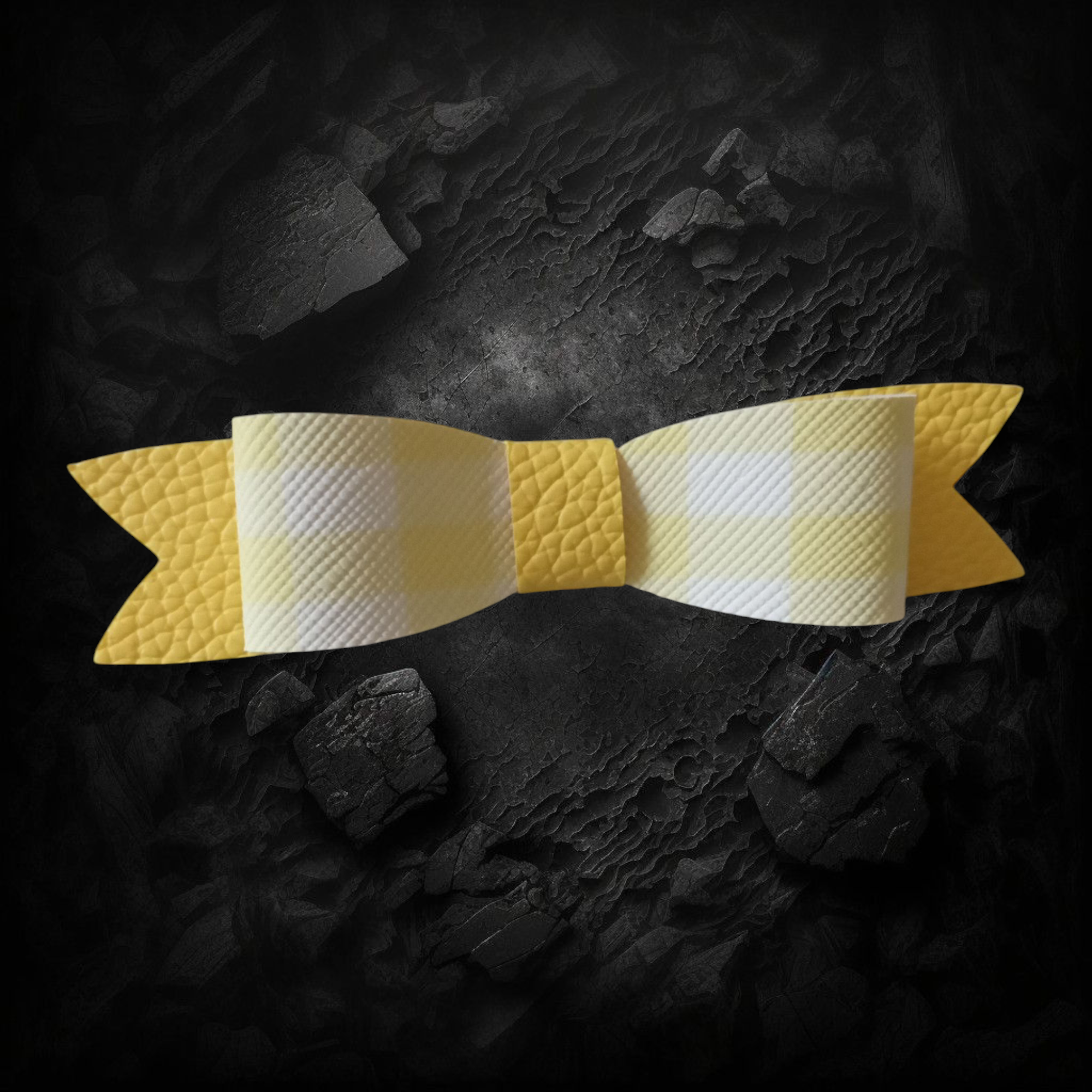 Barrette nœud Vichy