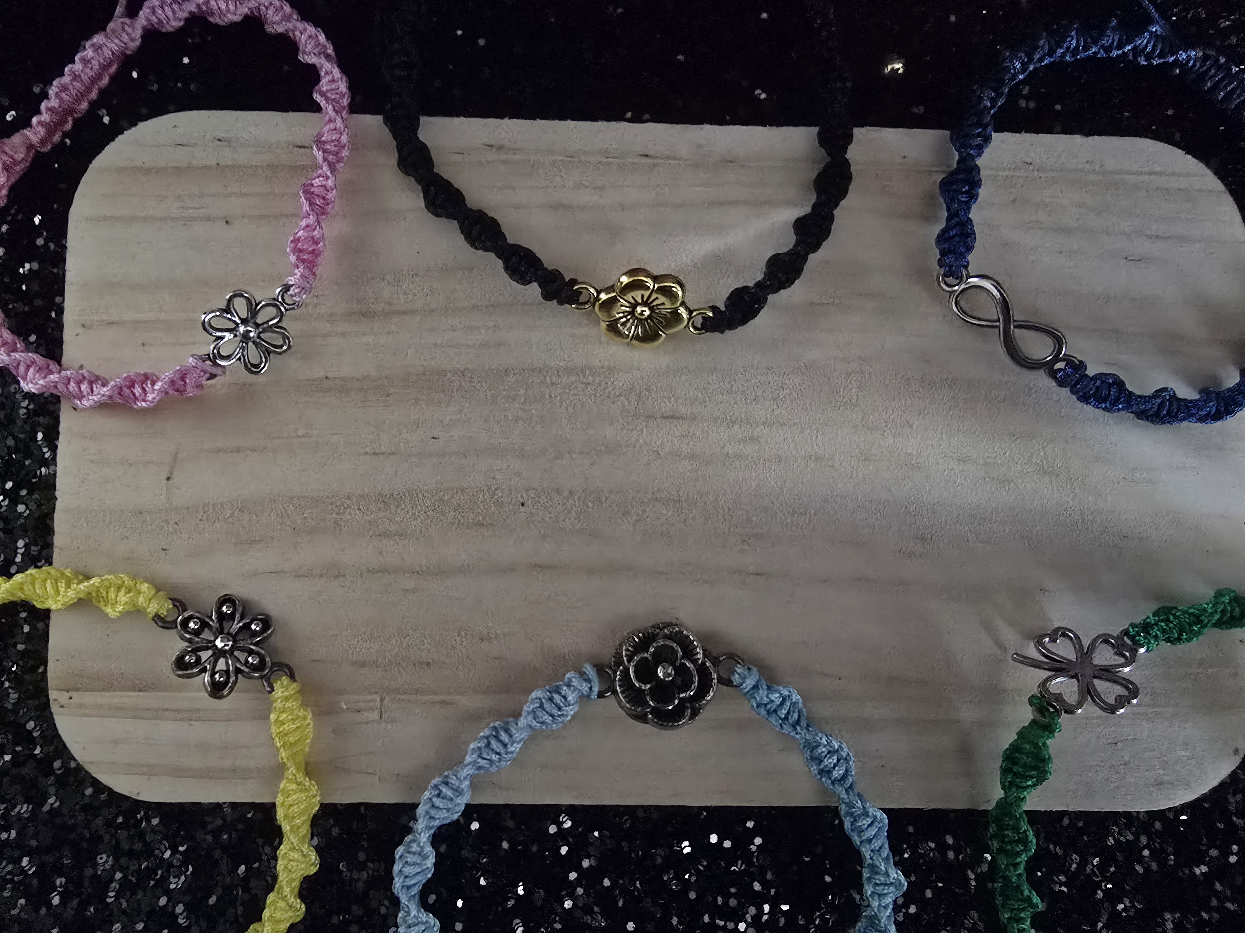 Bracelet torsadé macramé 