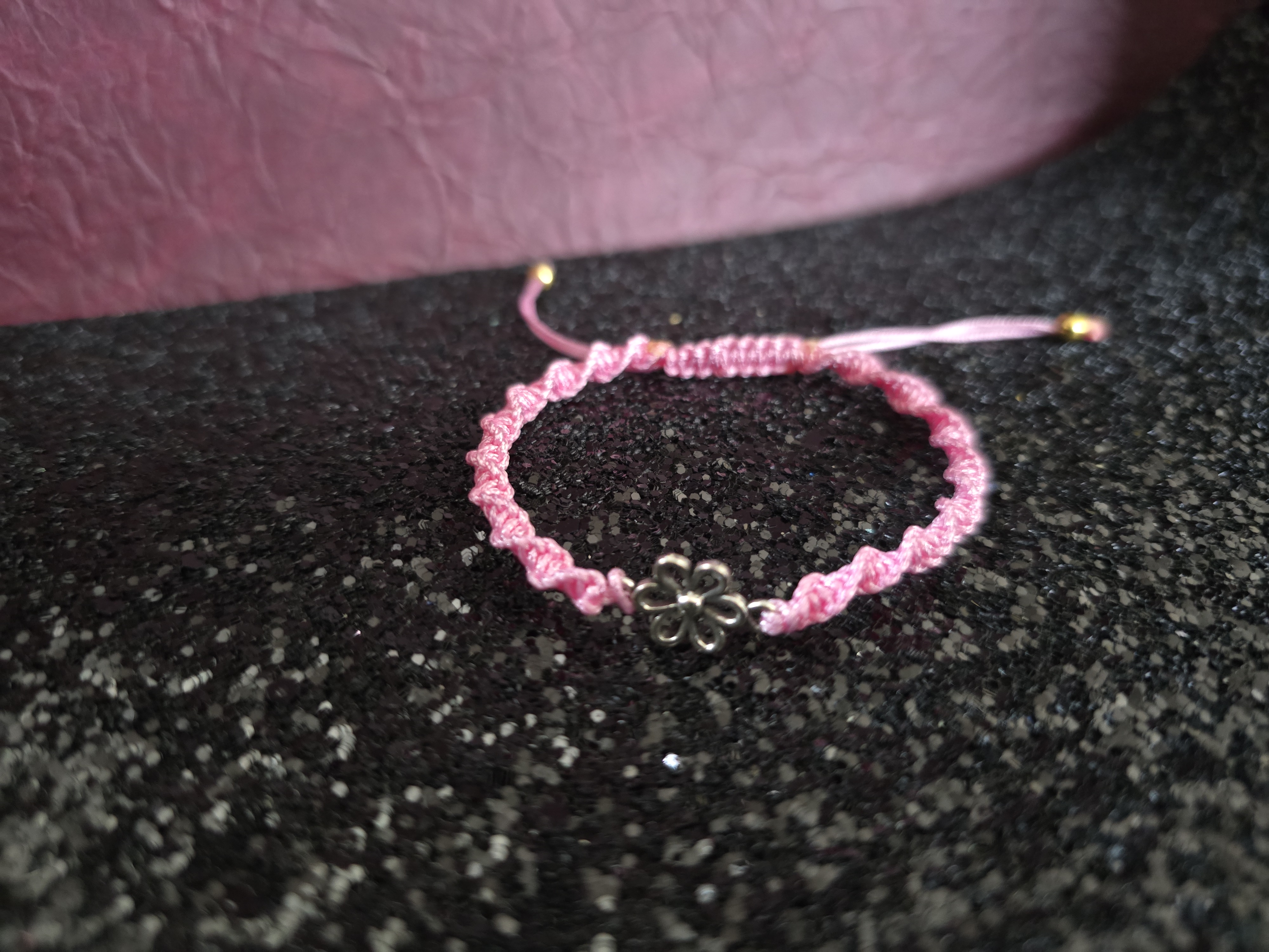 Bracelet torsadé macramé 