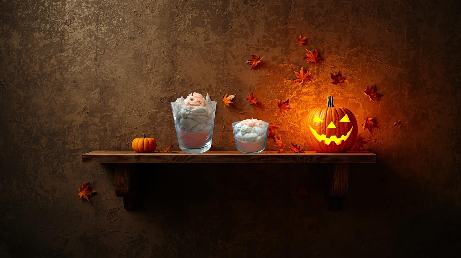 Bougie d'halloween 