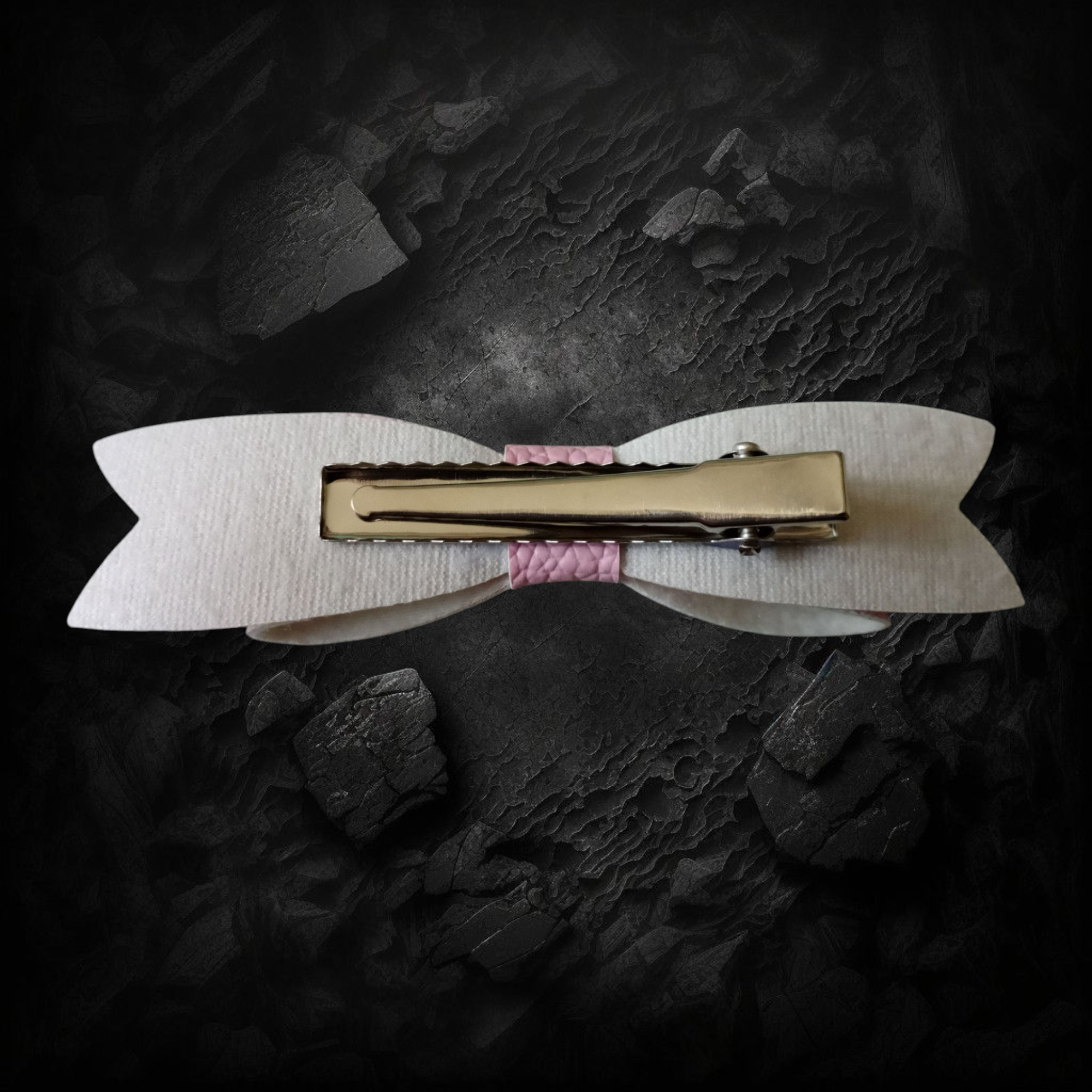 Barrette nœud Vichy