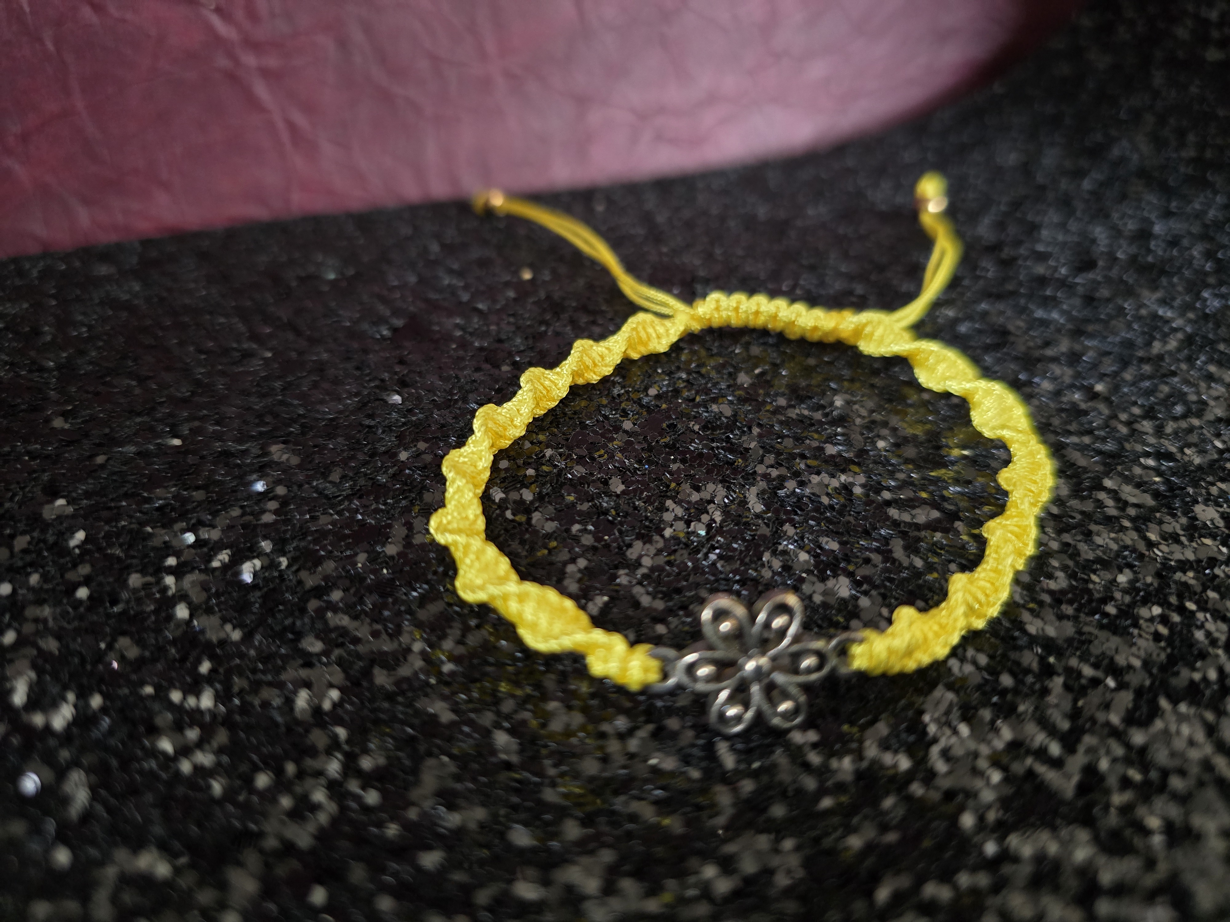 Bracelet torsadé macramé 