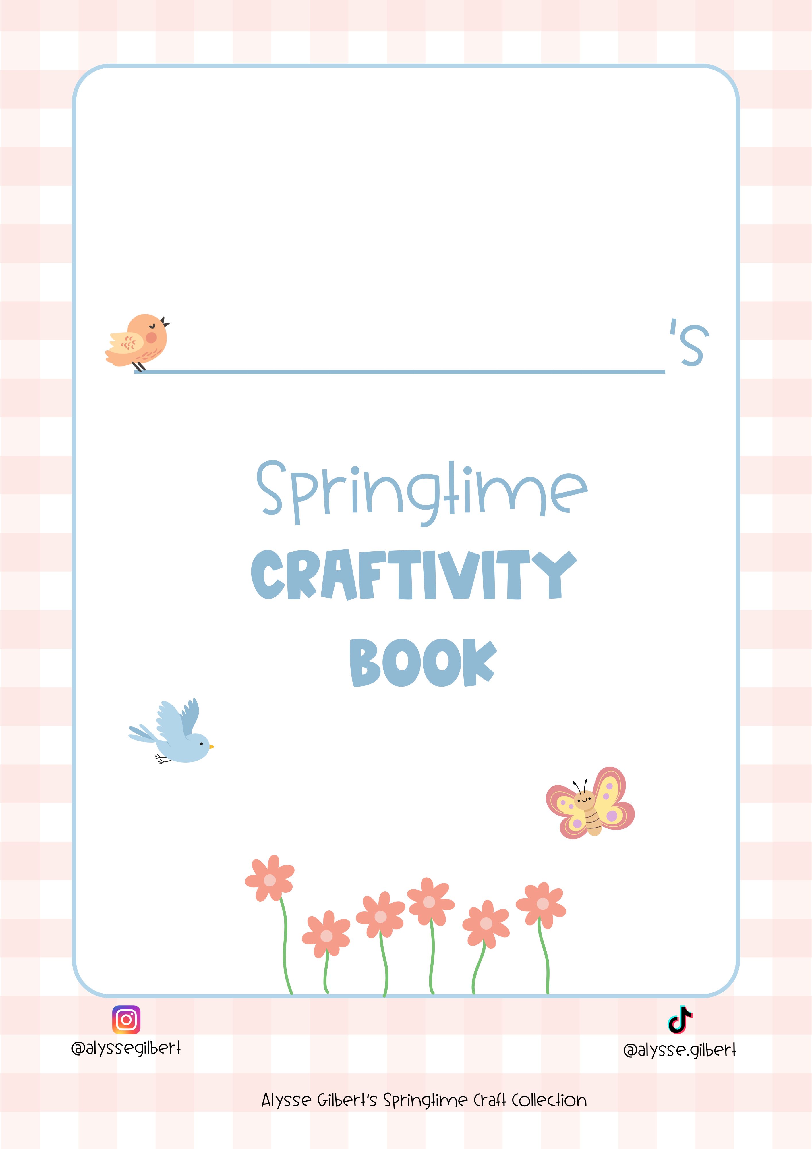 Springtime Craftivity Book