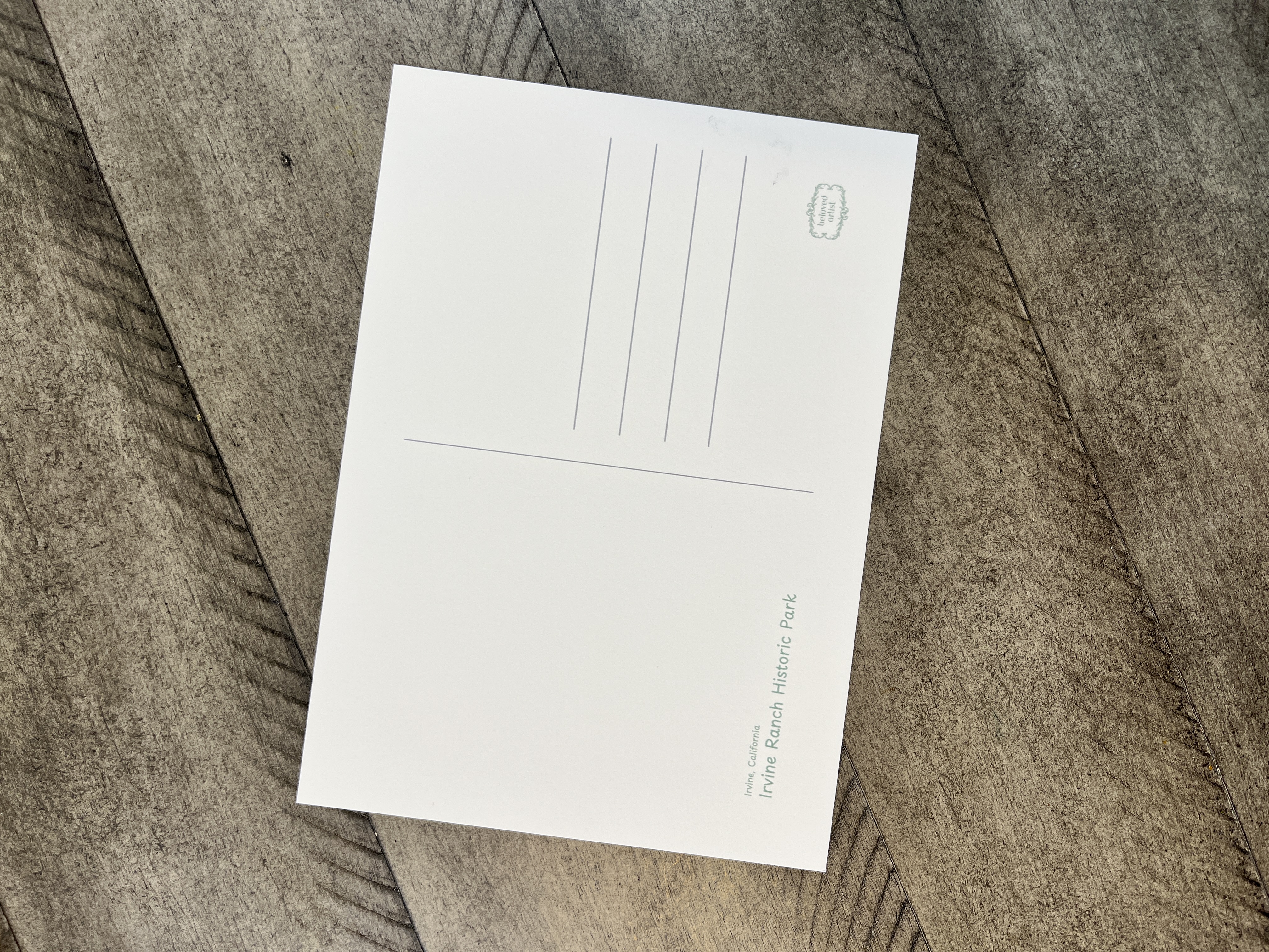 Postcard - Irvine Ranch Historic Park