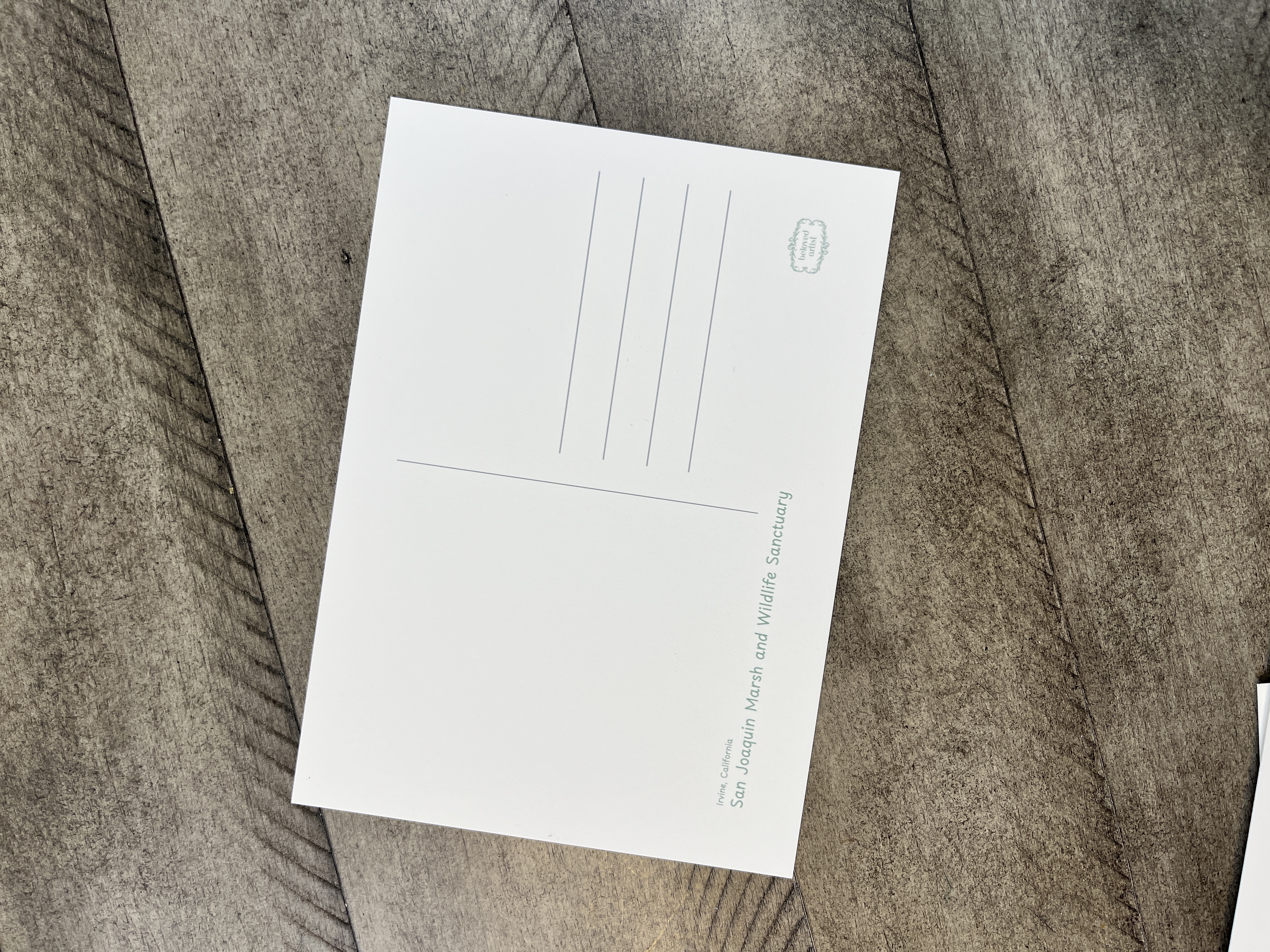 Postcard - San Joaquin Marsh and Wildlife Sanctuary