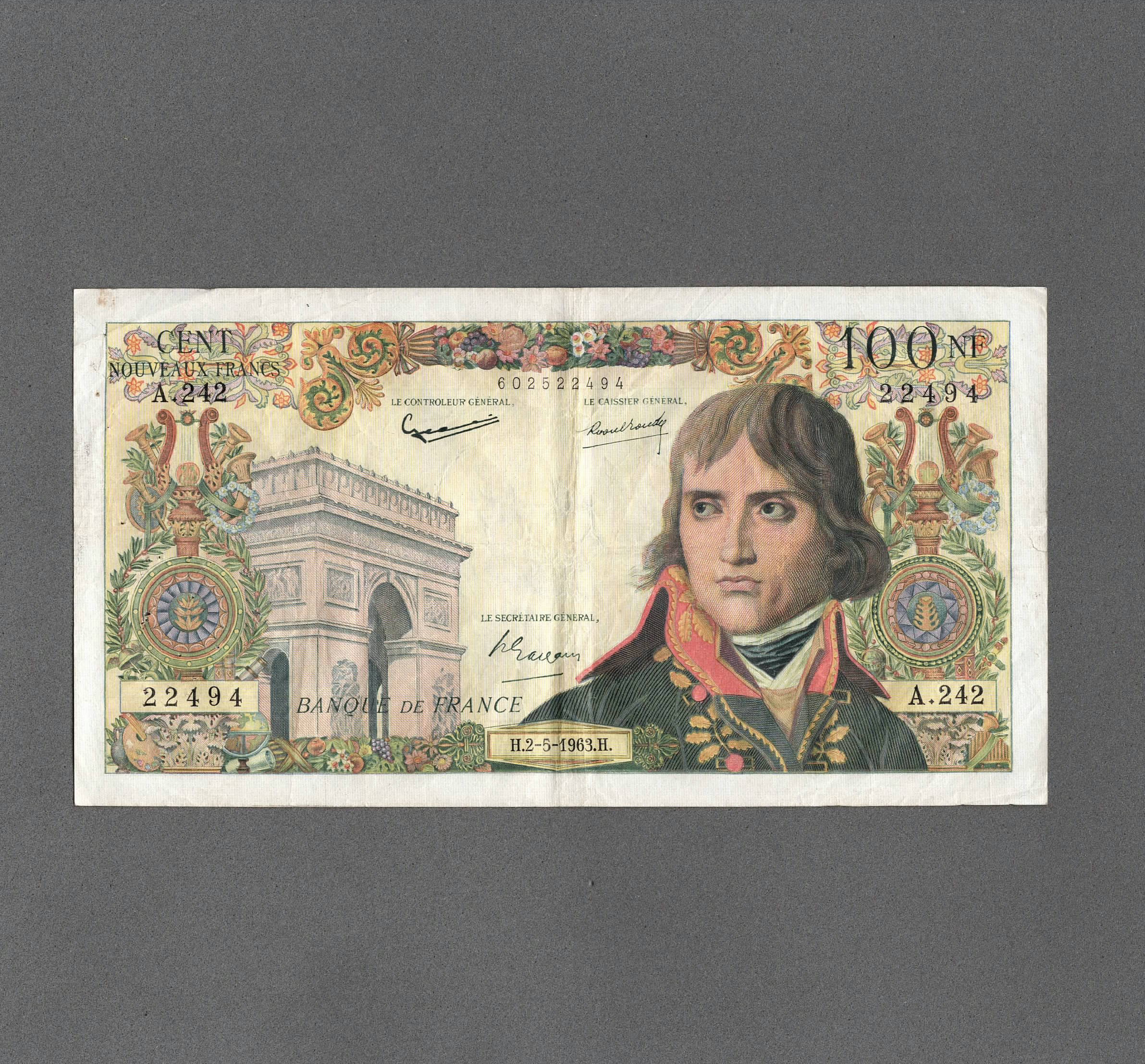 100 NF BONAPARTE  2/05/1963