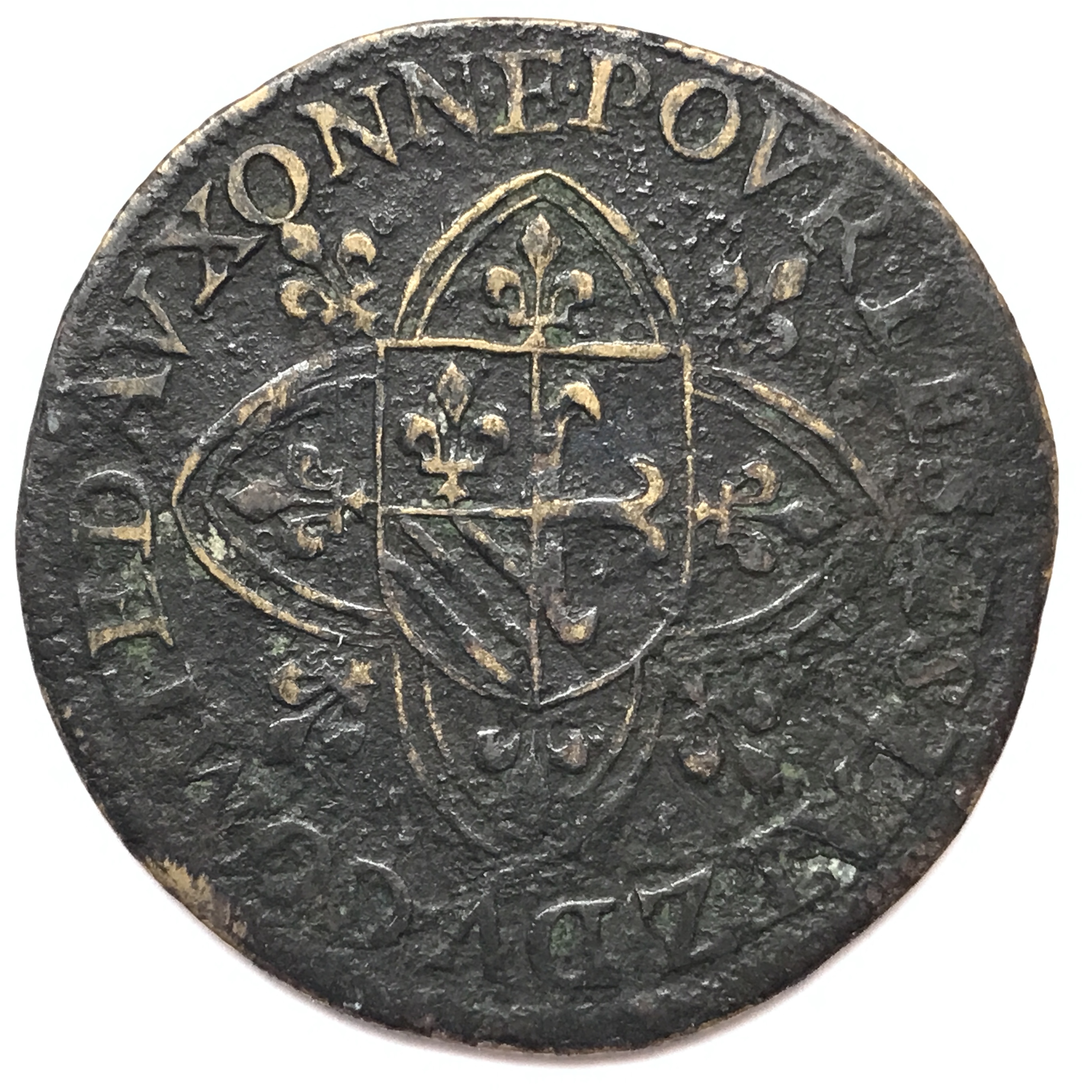 Henri III - Jeton comté d'Auxonne 1583