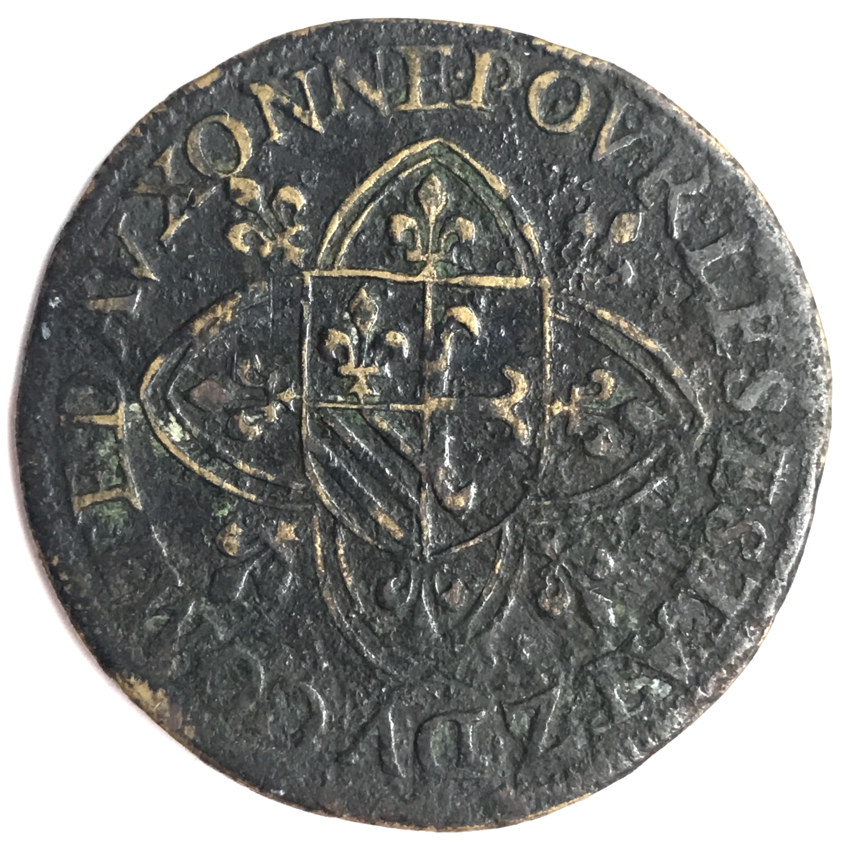 Henri III - Jeton comté d'Auxonne 1583