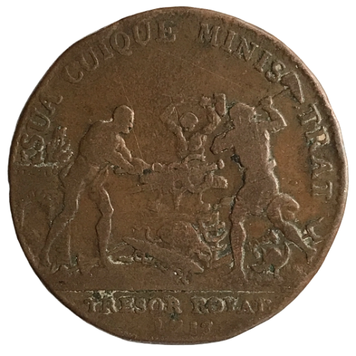 Louis XIV Trésor Royal 1713