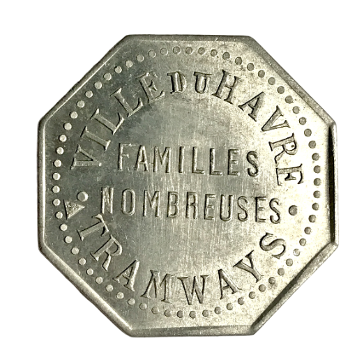 Nécessité, Ville du HAVRE Tramways familles nombreuse