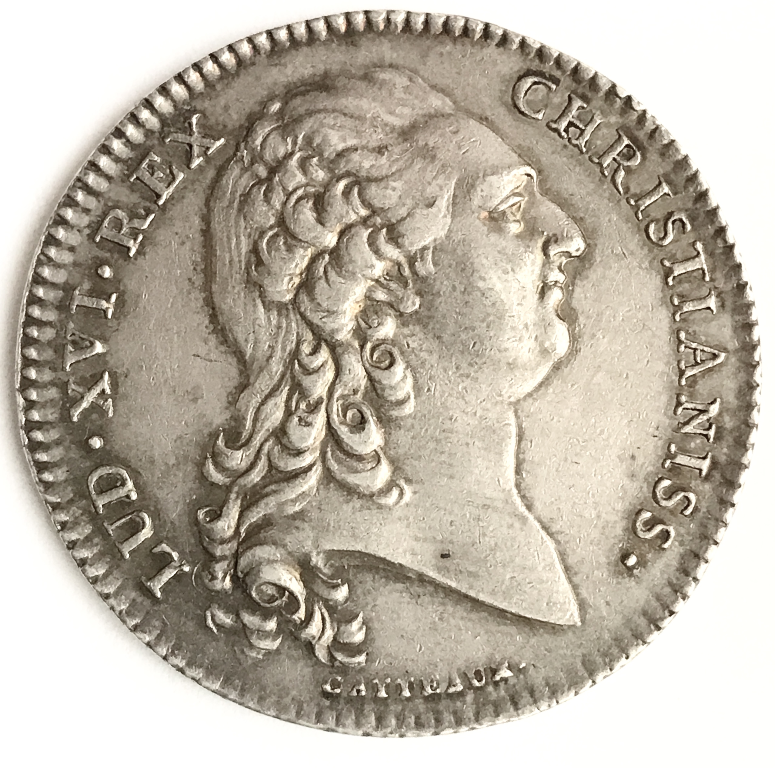 France, Jeton argent Louis XVI. Les procureurs du parlement - Normandie