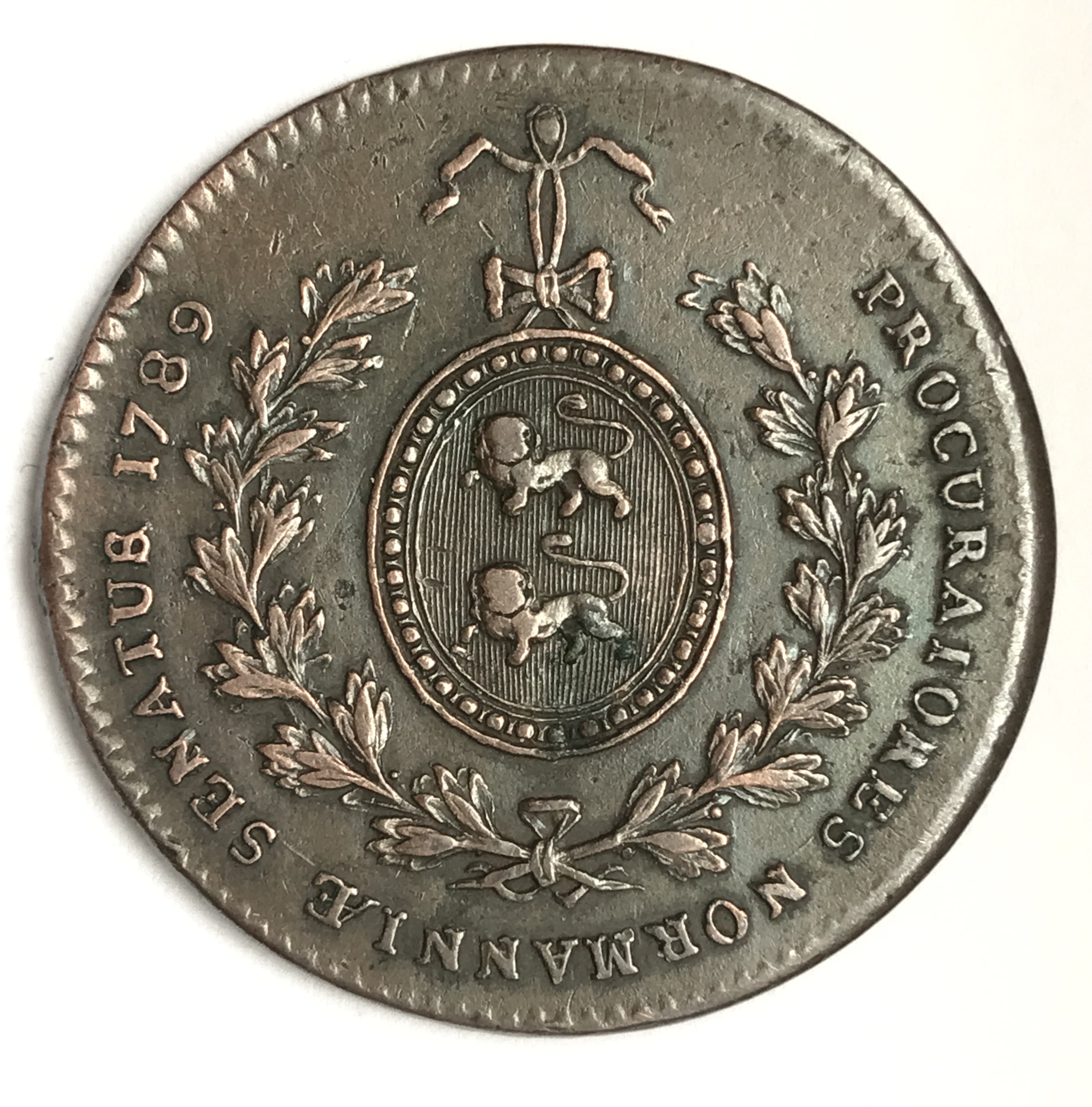 France, Jeton Louis XVI. Les procureurs du parlement - Normandie