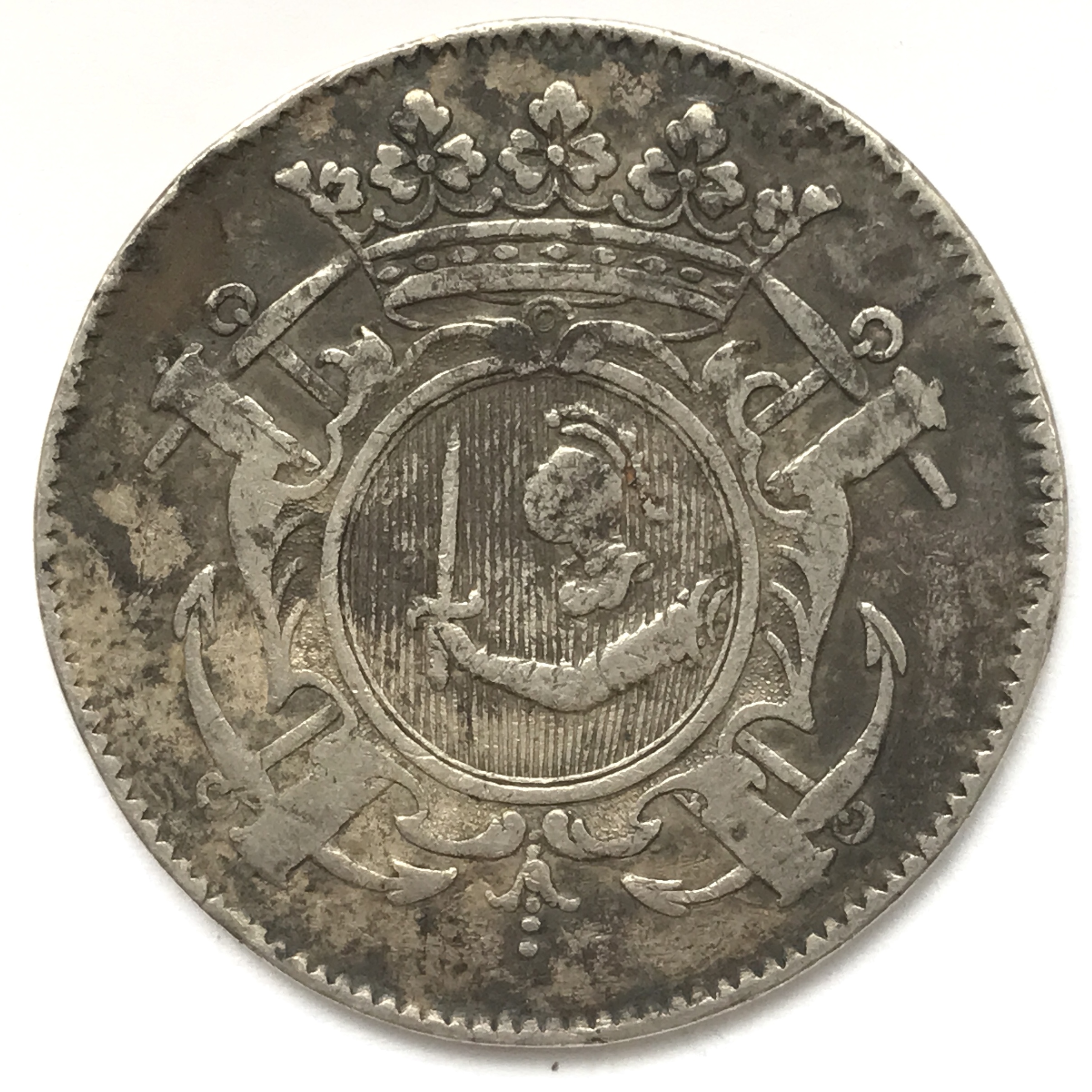 France, Jeton Argent Anne Hilarion Comte de Tourville 1700