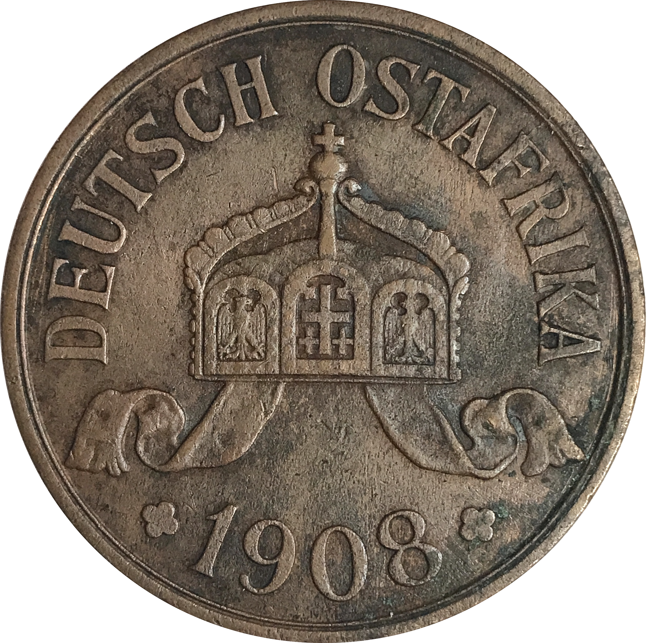 Allemagne Afrique Orientale Guillaune II 5 Heller 1909 J
