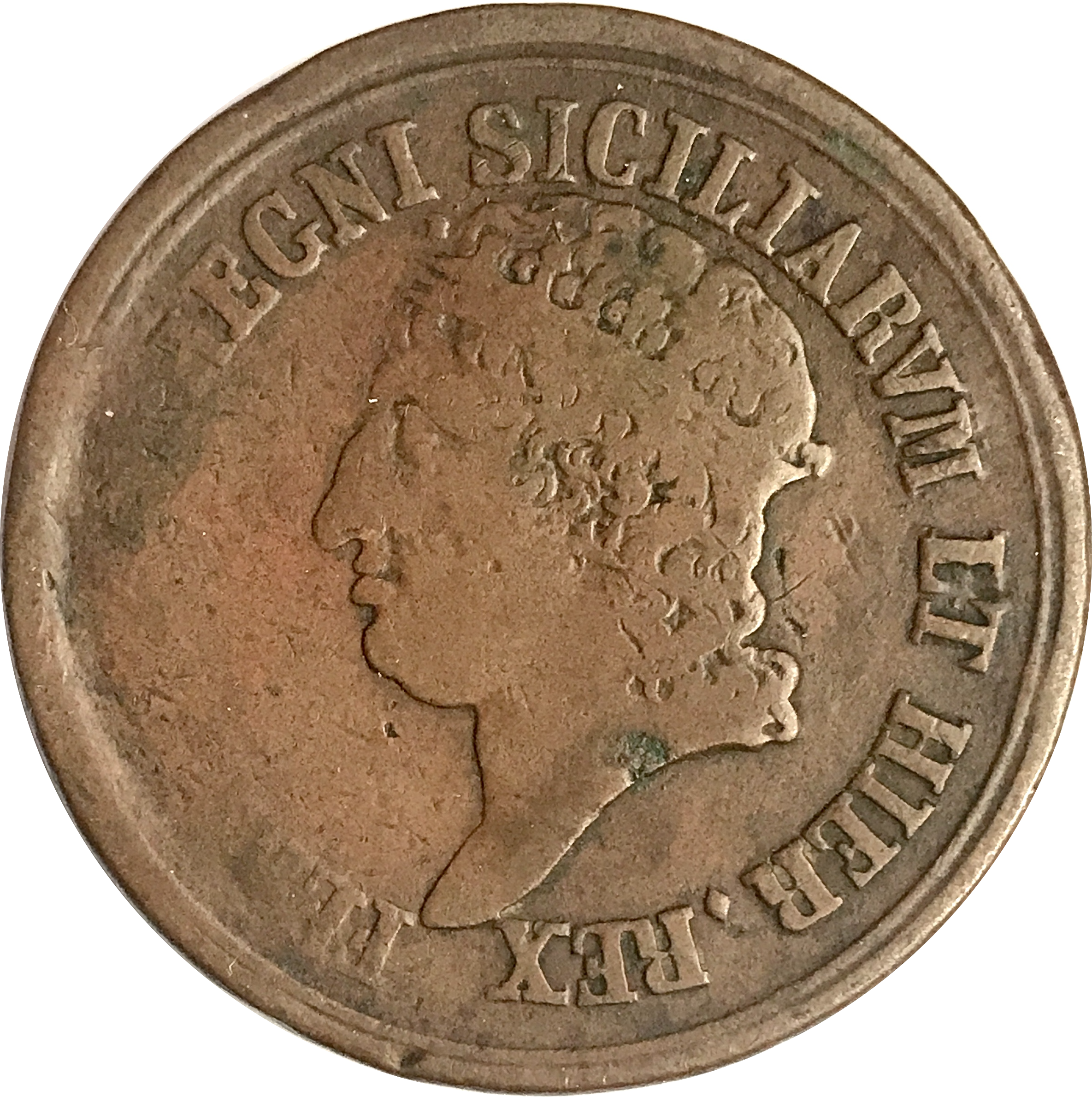 Italie 2 Siciles, 8 Tornesi 1817