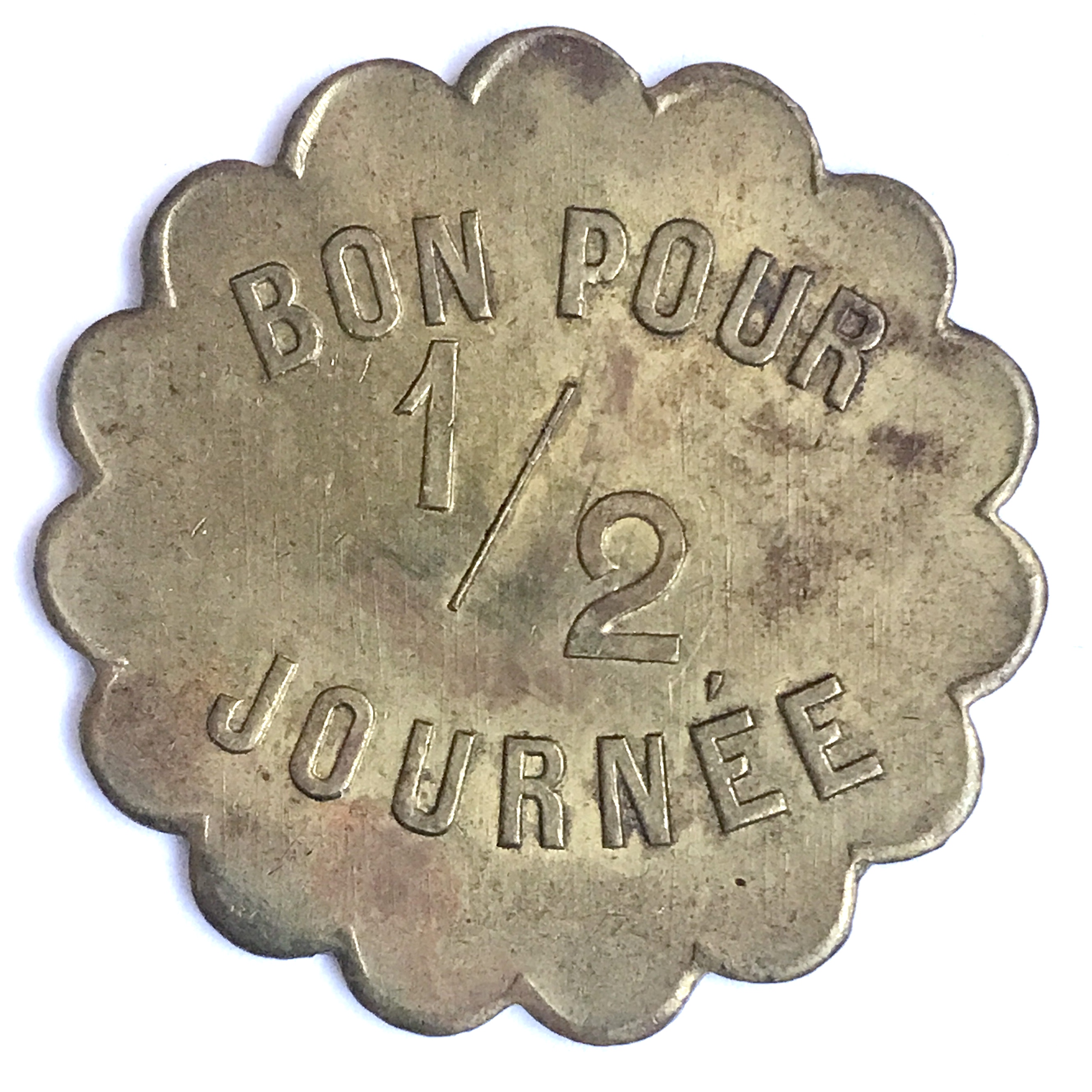 Société d'affrètement, bon pour 1/2 journée 4,5 Francs