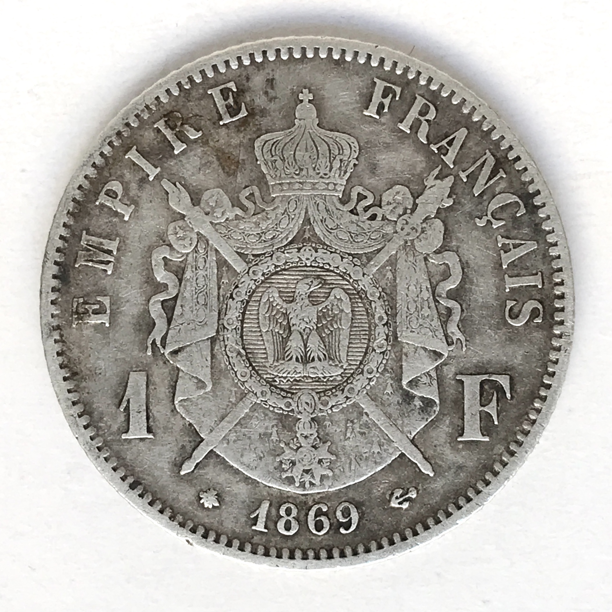 1 Franc Napoléon III 1869 A