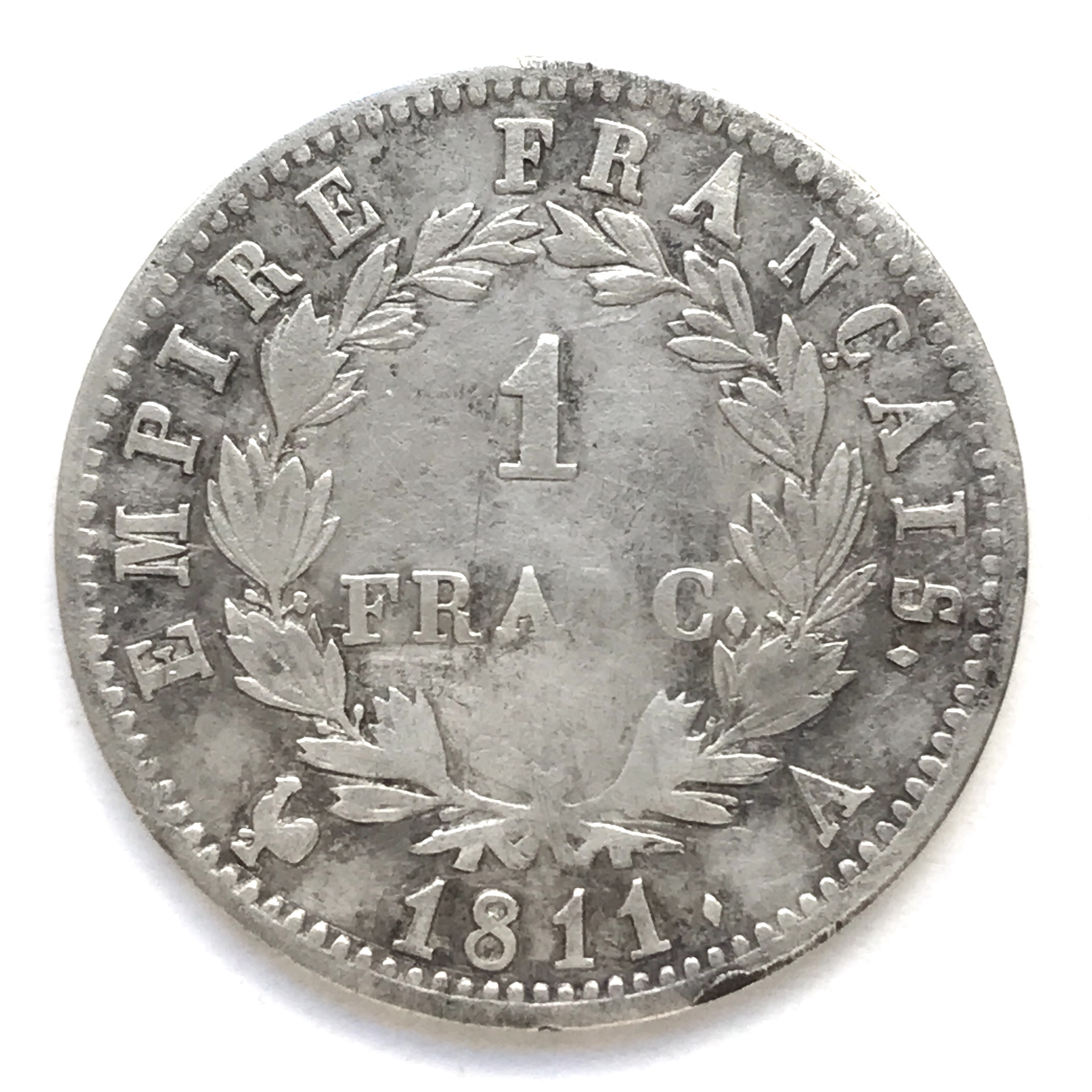 1 Franc Napoléon Empereur 1811 A