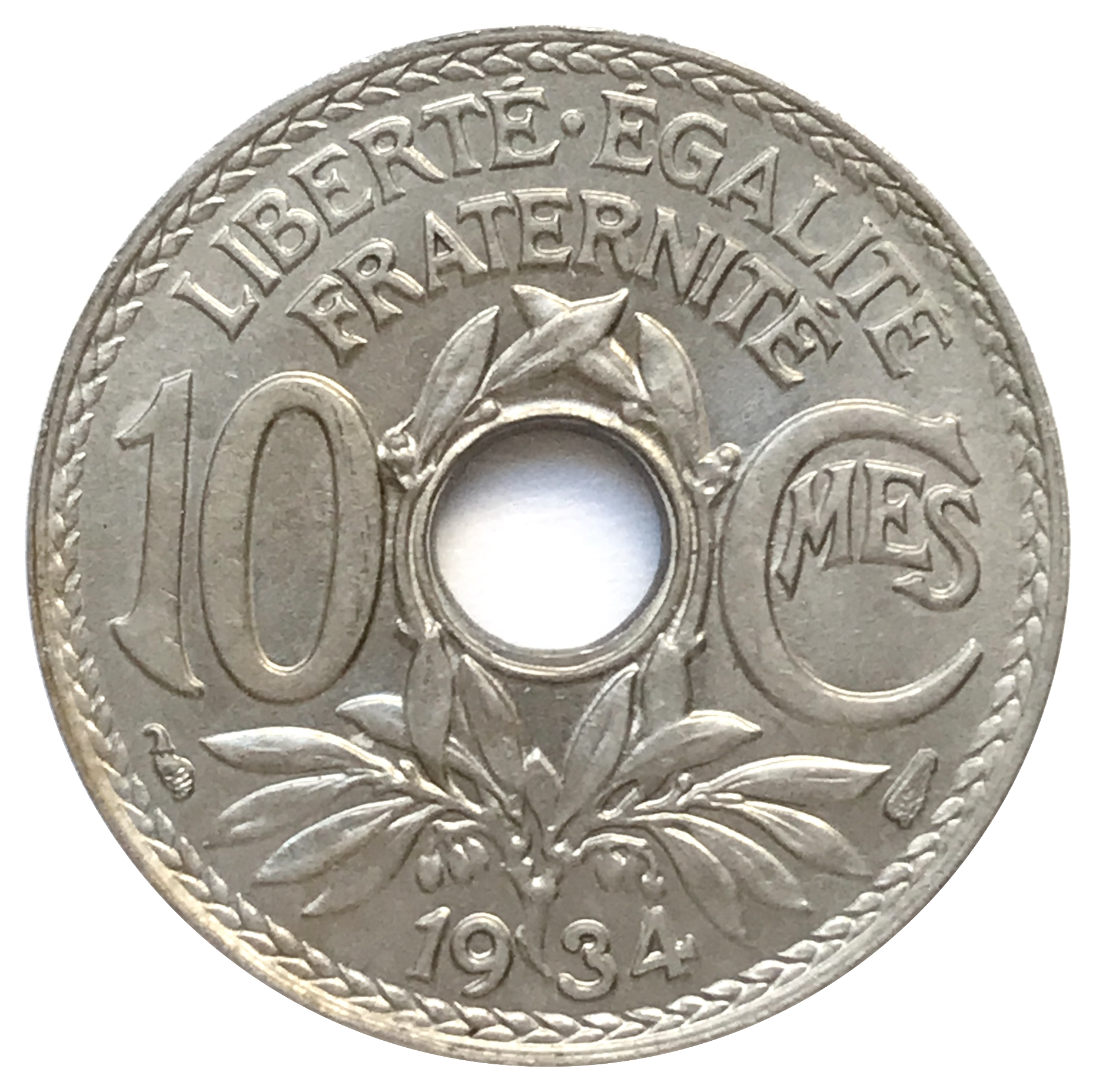 10 centimes Lindauer 1934 SPL+