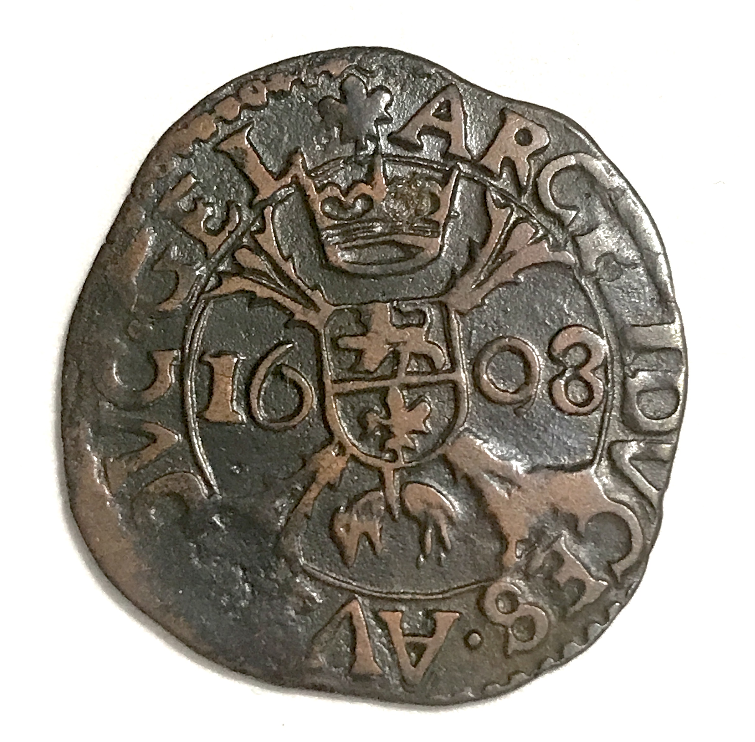 Pays-Bas espagnols Liard, Oord 1608 Roermond, Albert & Isabelle. SUP