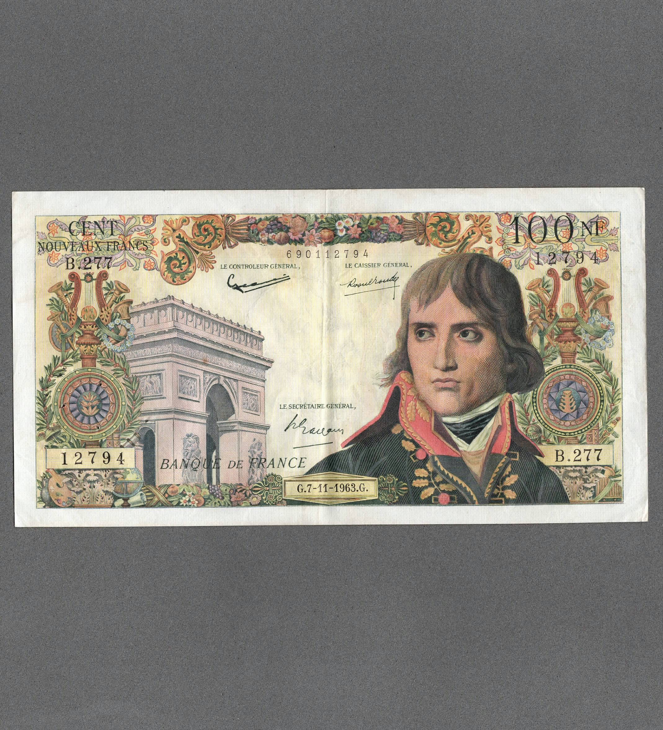 100 NF BONAPARTE  7/11/1963.