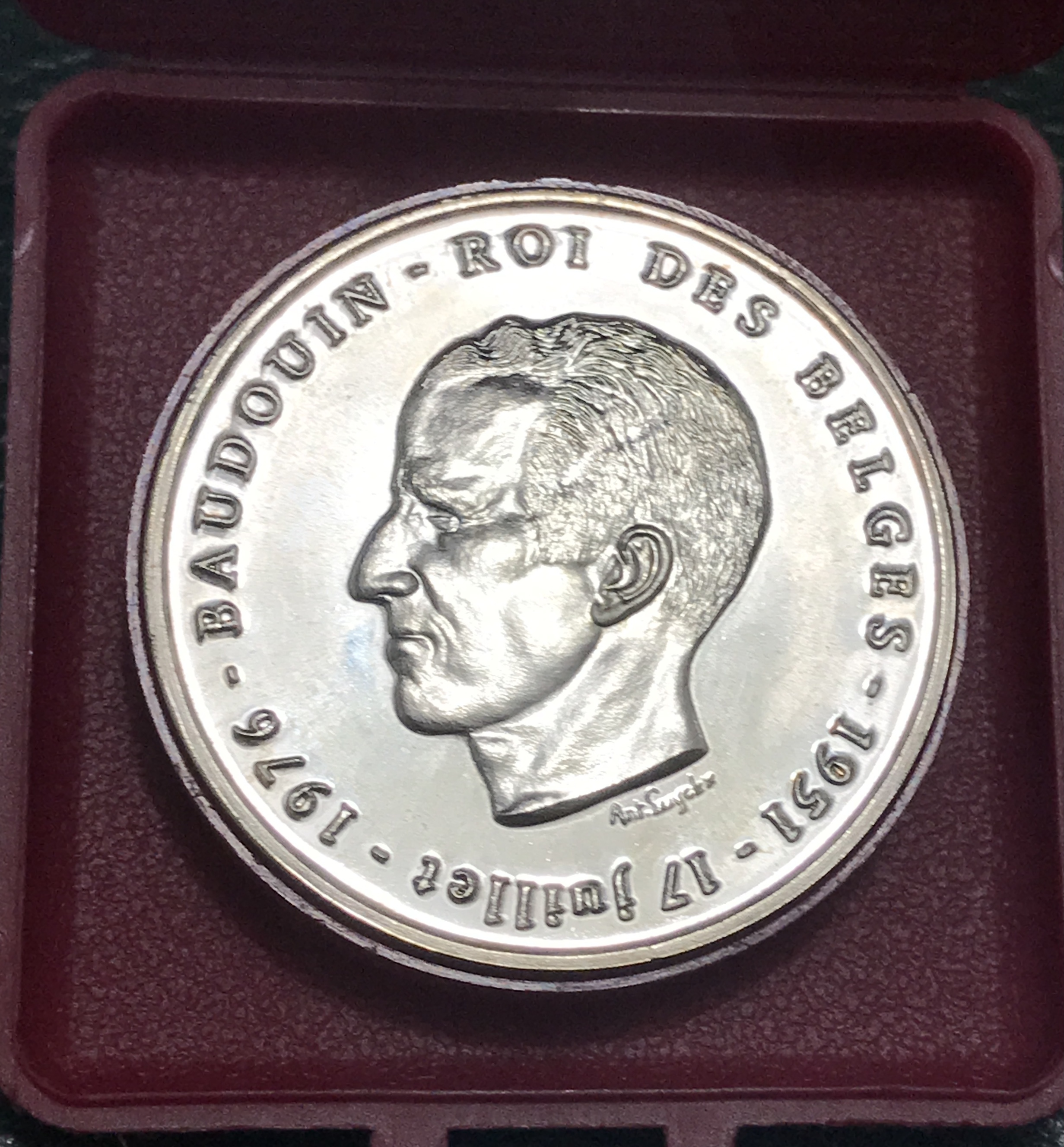Belgique 250 Francs Baudoin 1976 - 25e anniversaire de l'intronisation, 