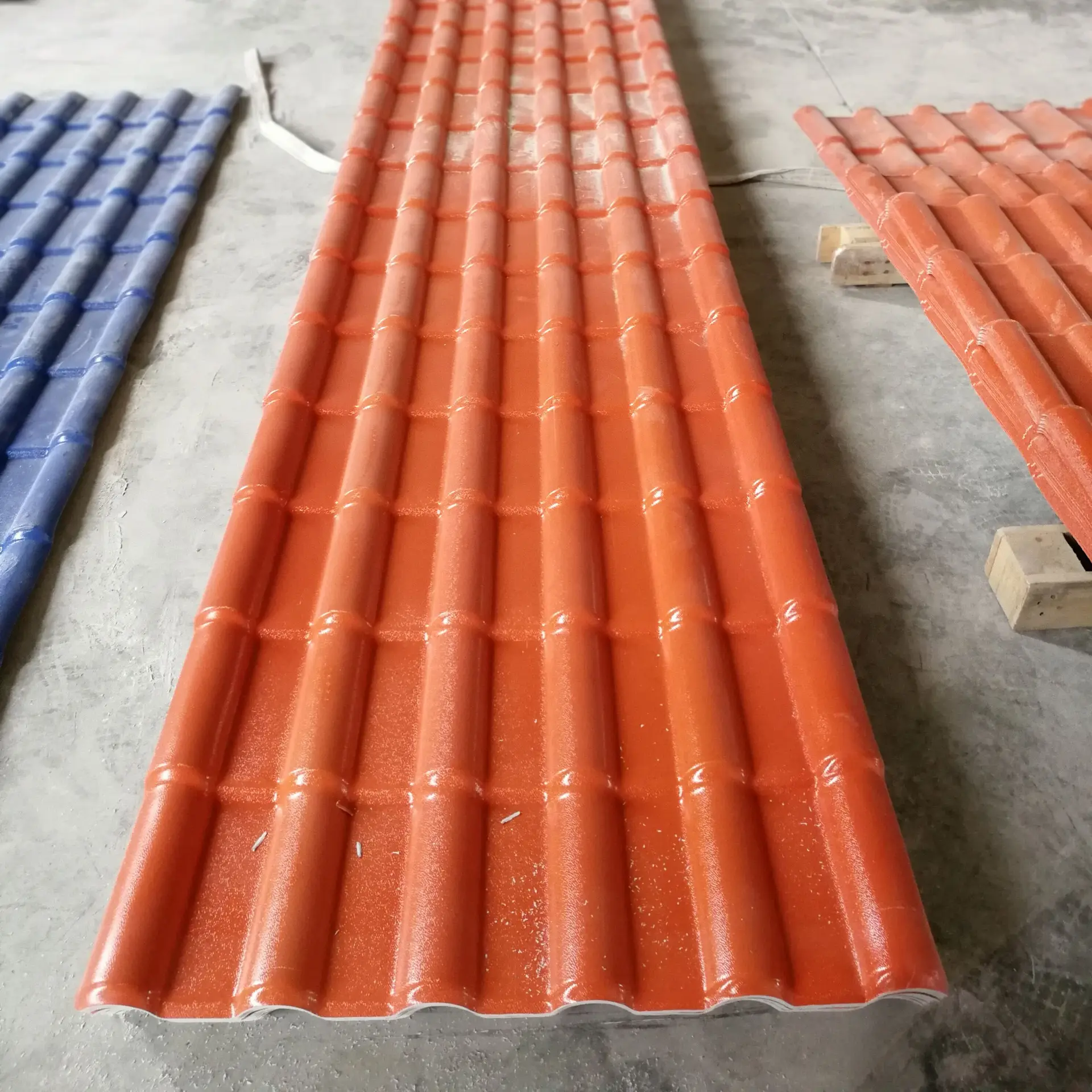 Multi-colored Roof Tiles