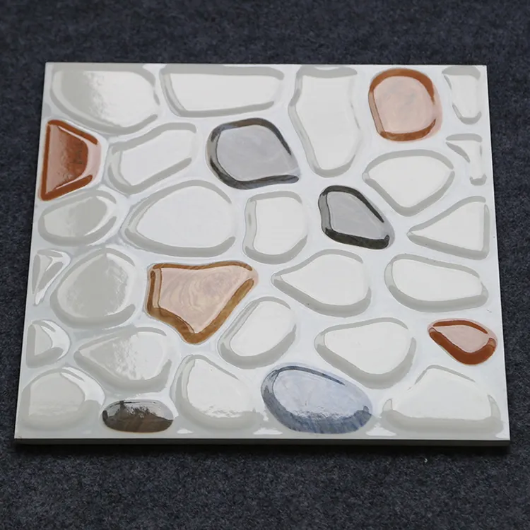 3D Pebble Design Tile