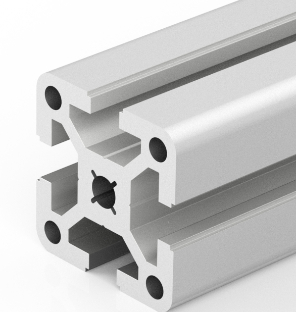 Silver Anodized Frame System 6063 Extrusion Industrial T Slot, Heavy Duty Extruded Aluminum Profile Dimention: 102X10X10cm