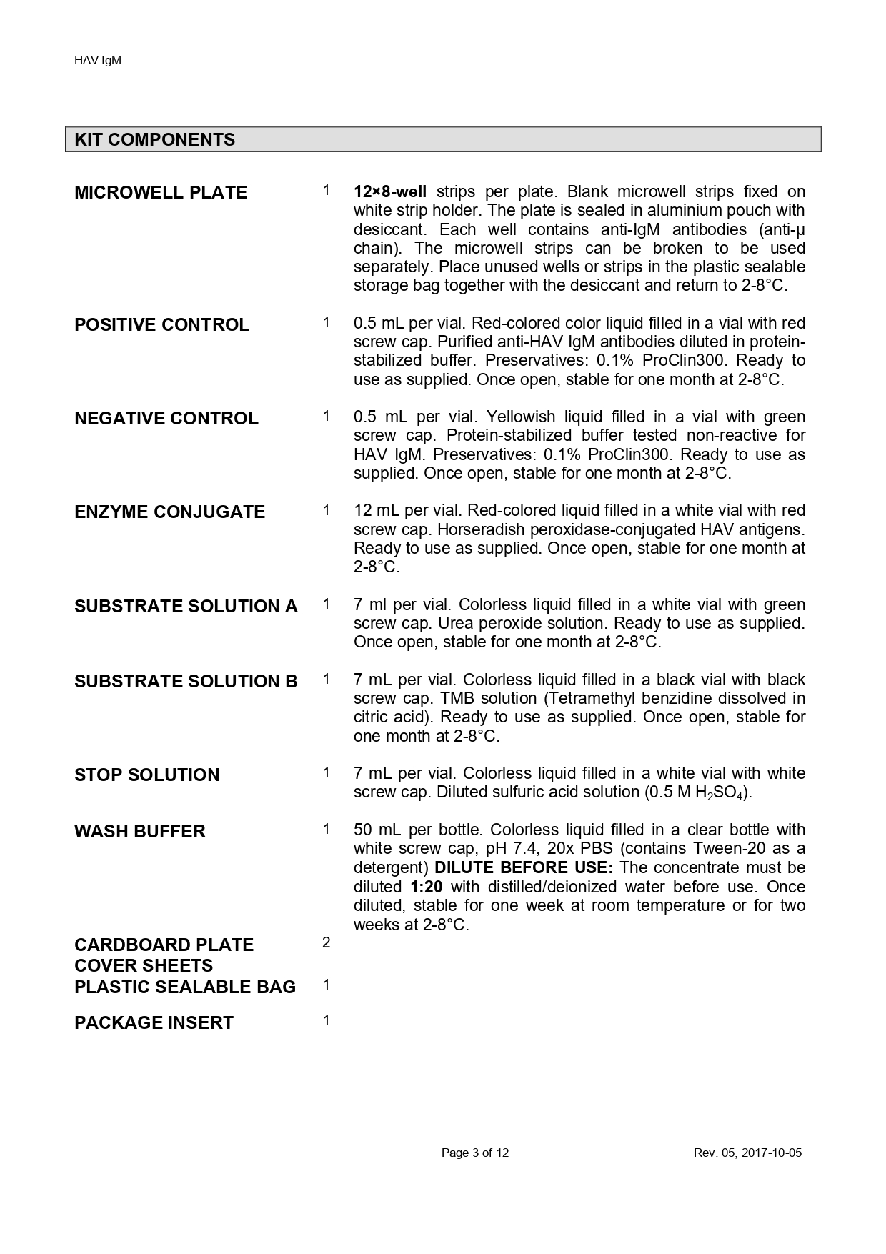 Reactivo ELISA para HAV IgM