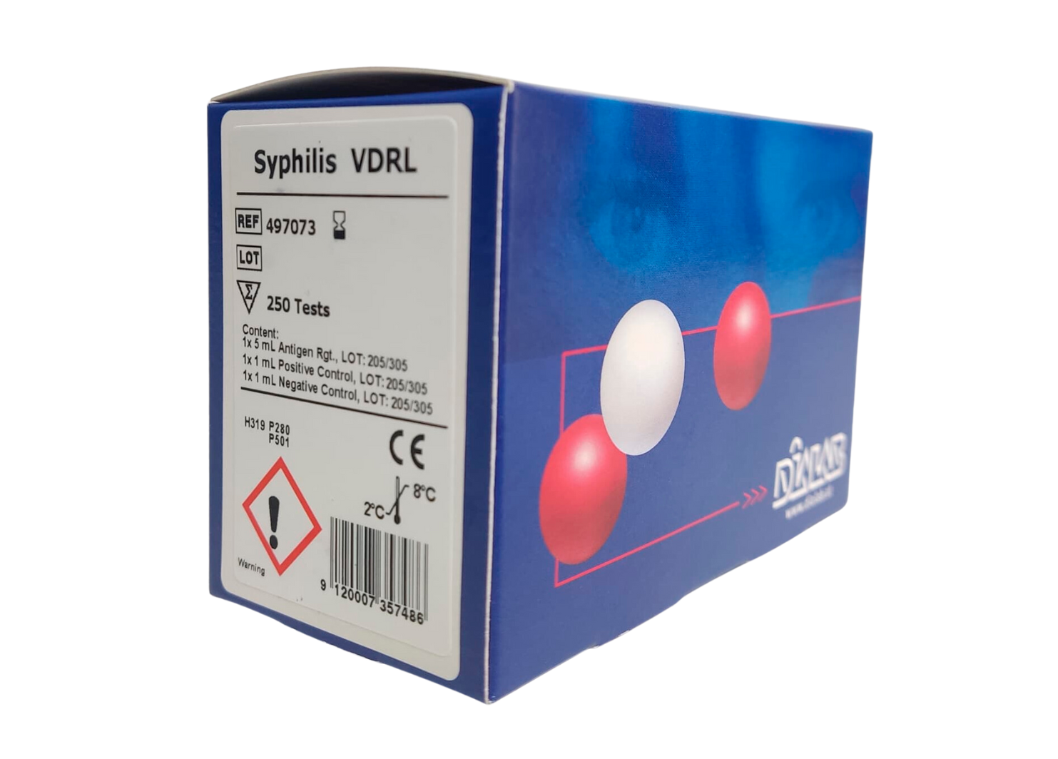Reactivo VDRL para 250 Pbas