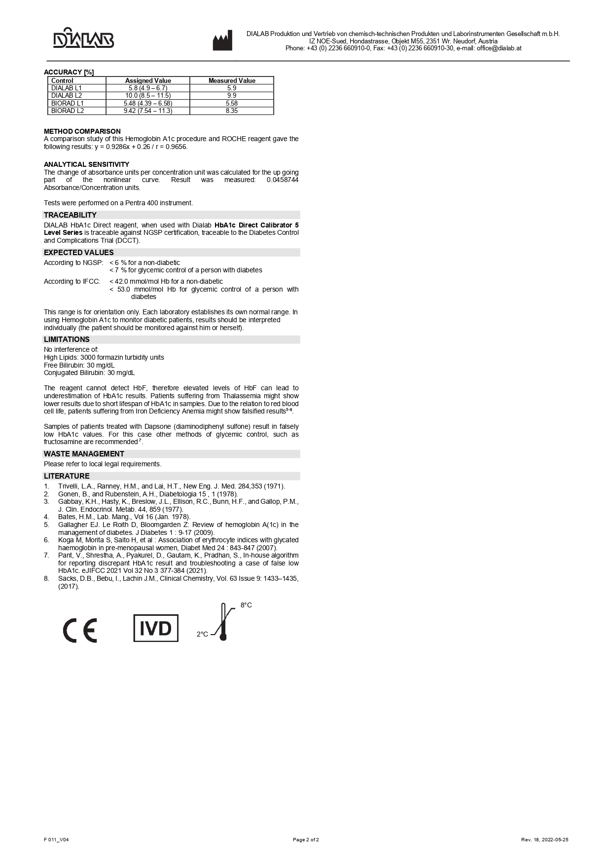 Reactivo HbA1c Dialab
