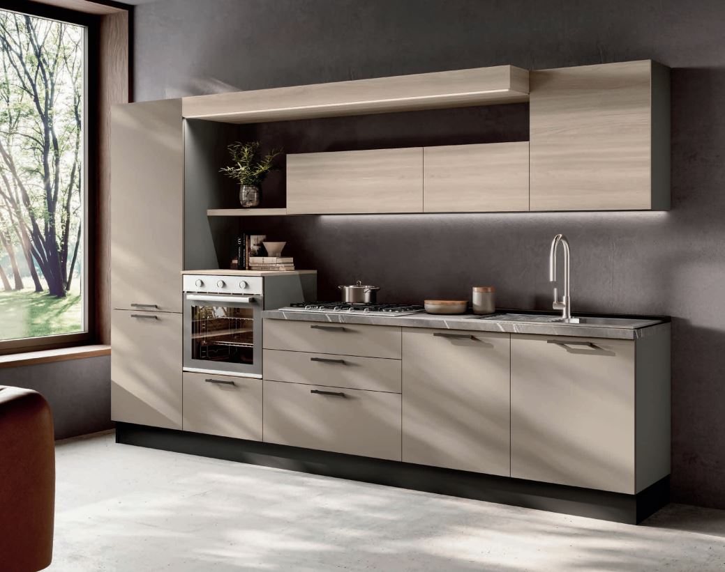 330AF - Cuisine avec 4 électroménagers