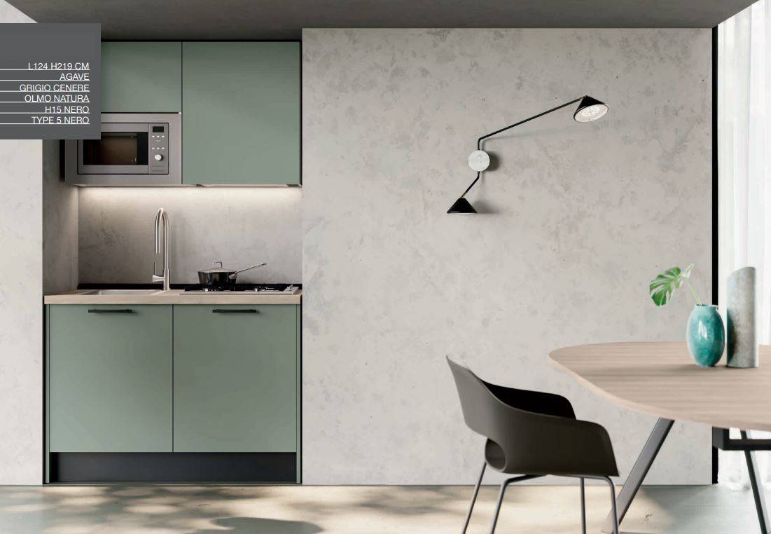 124AF - Cuisine ave 3 électroménagers