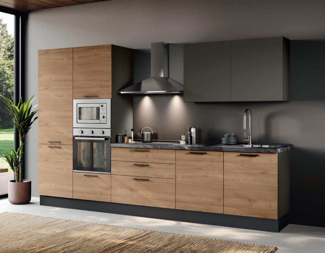 330BF - Cuisine avec 5 électroménagers