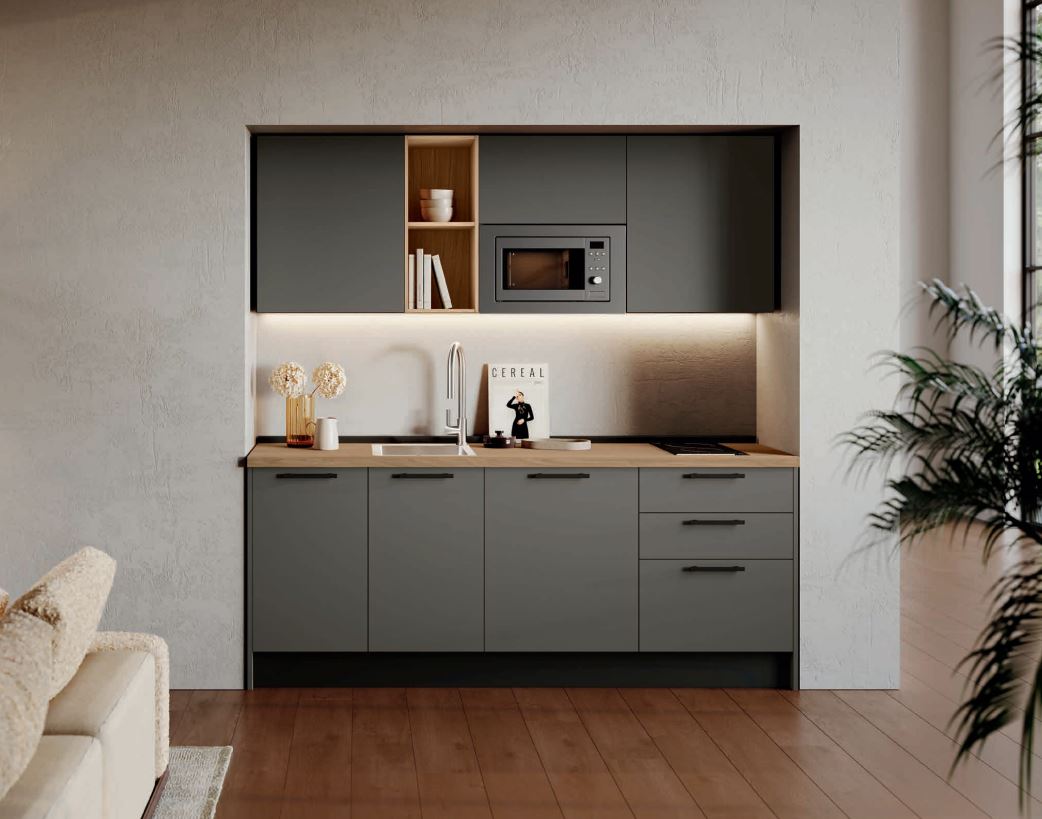 214AF - Cuisine avec 4 électroménagers