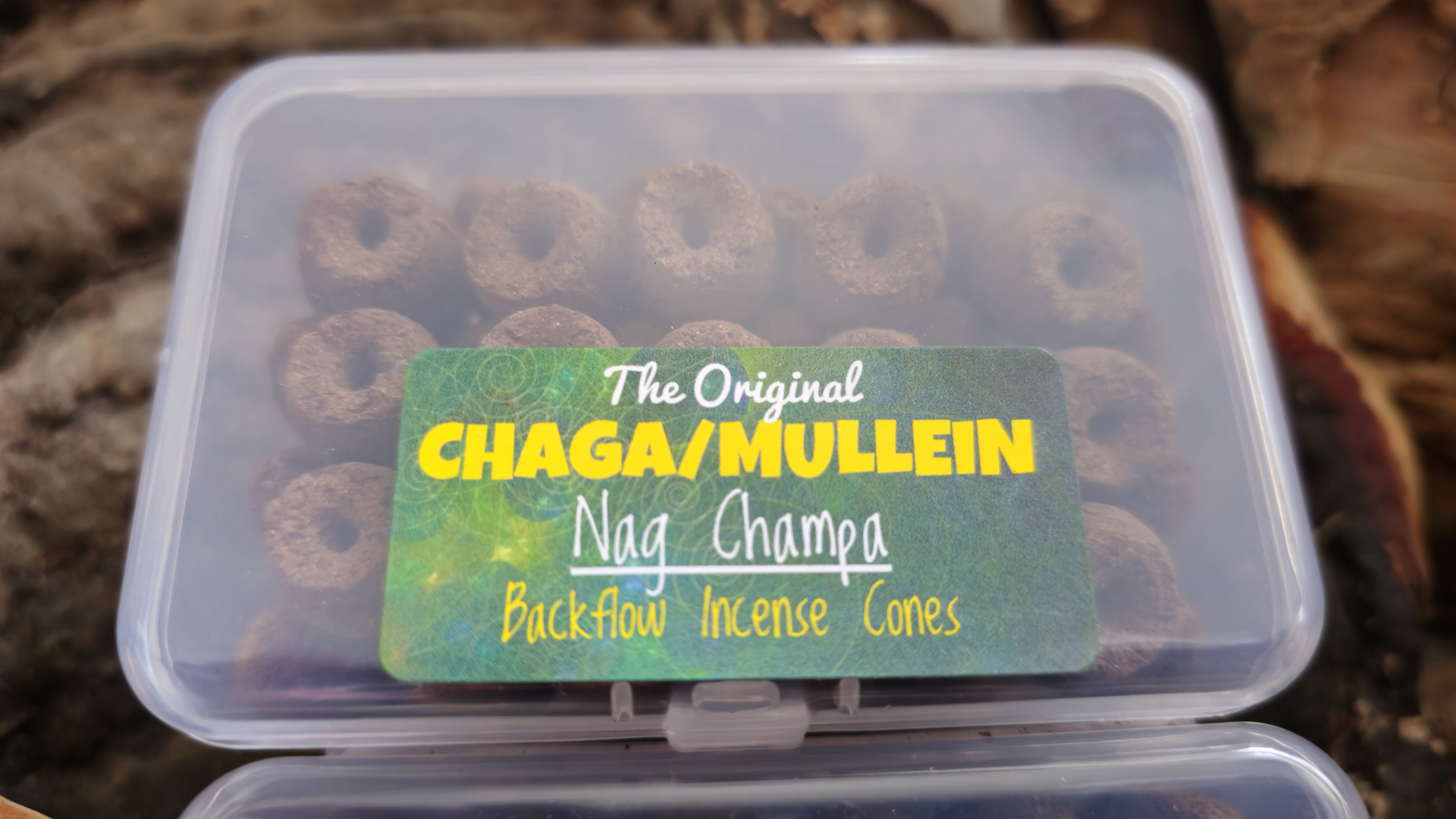 39 Cones Nag Champa Chaga Mullein Backflow Cone Incenses