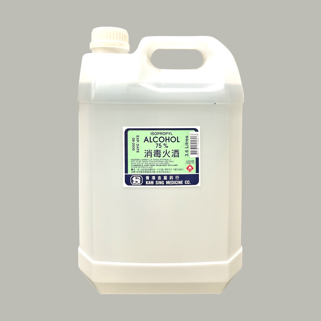 金星消毒火酒 75% 3.6L