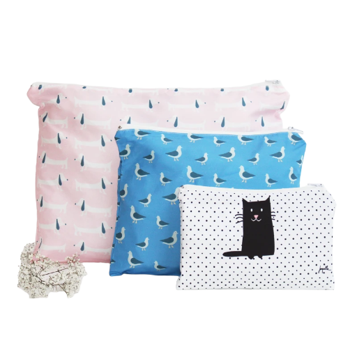 Lots 3 Pochettes "Animal"