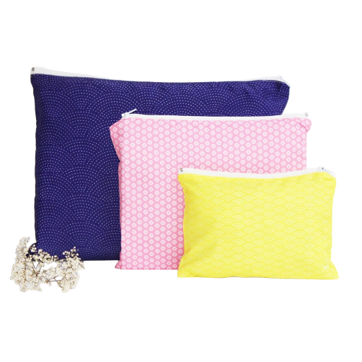 Lots 3 Pochettes "Japonnais"